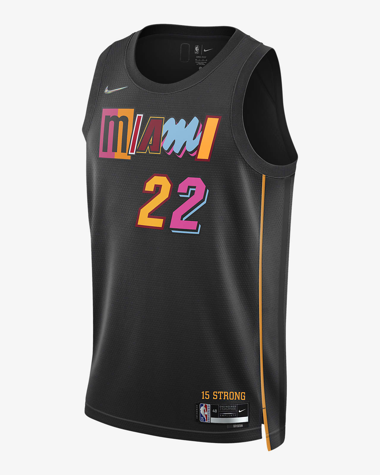 Miami Heat City Edition Nike Dri-FIT NBA Swingman Trikot