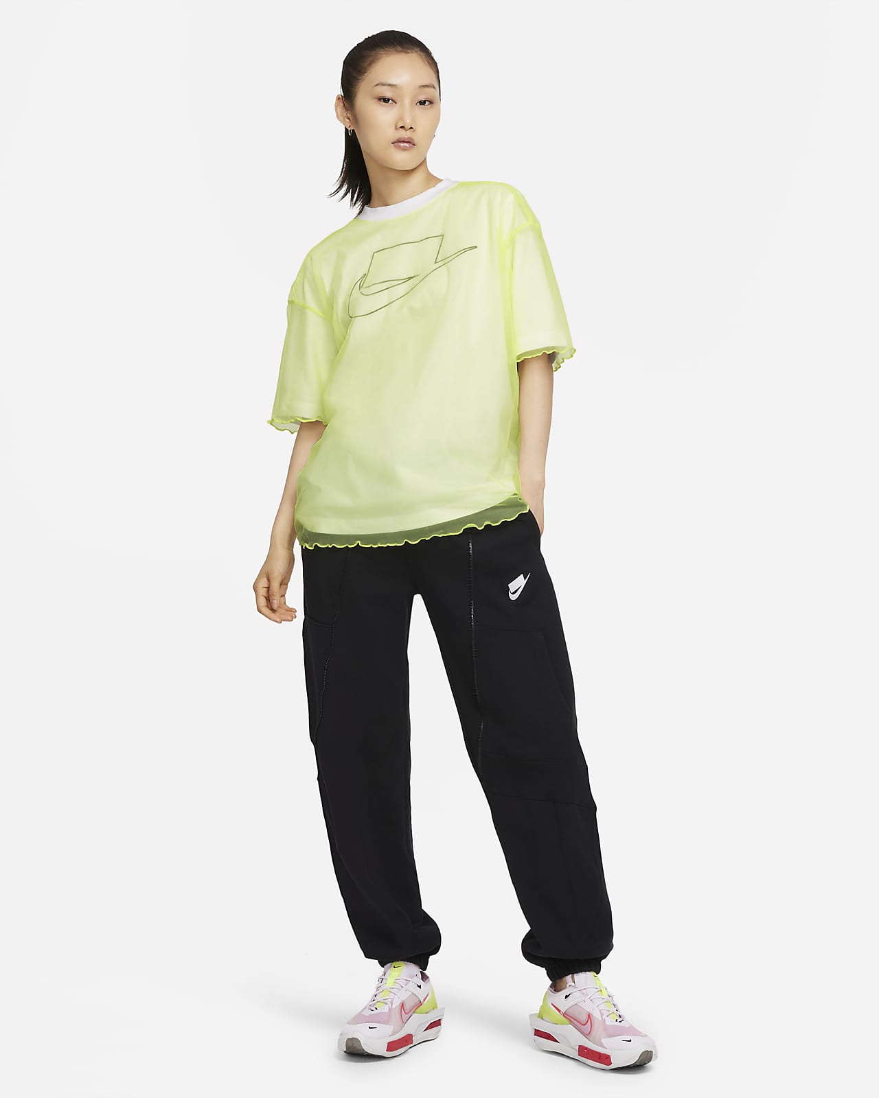 Nike Sportswear Nsw Tulle 女子短袖上衣 耐克 Nike 中国官网