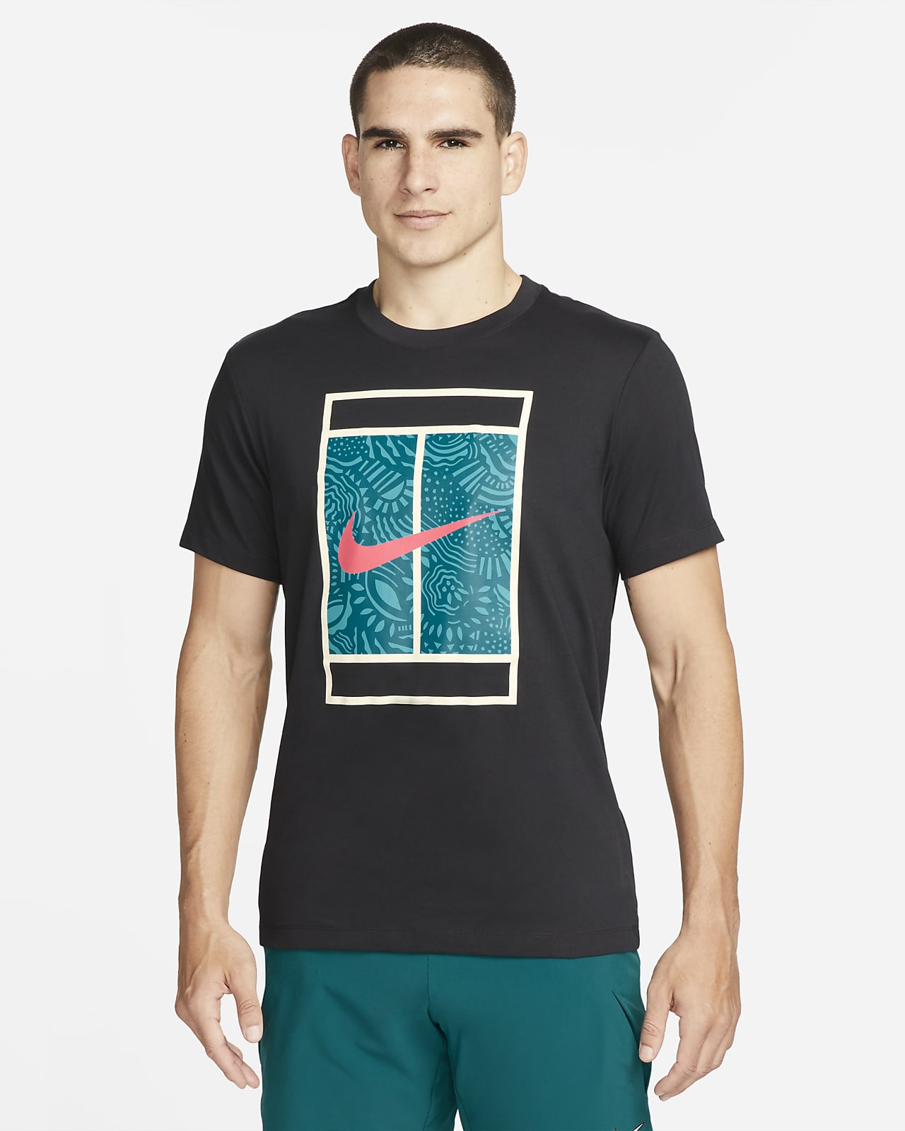 Nikecourt Dri-Fit Men'S Tennis T-Shirt. Nike Lu