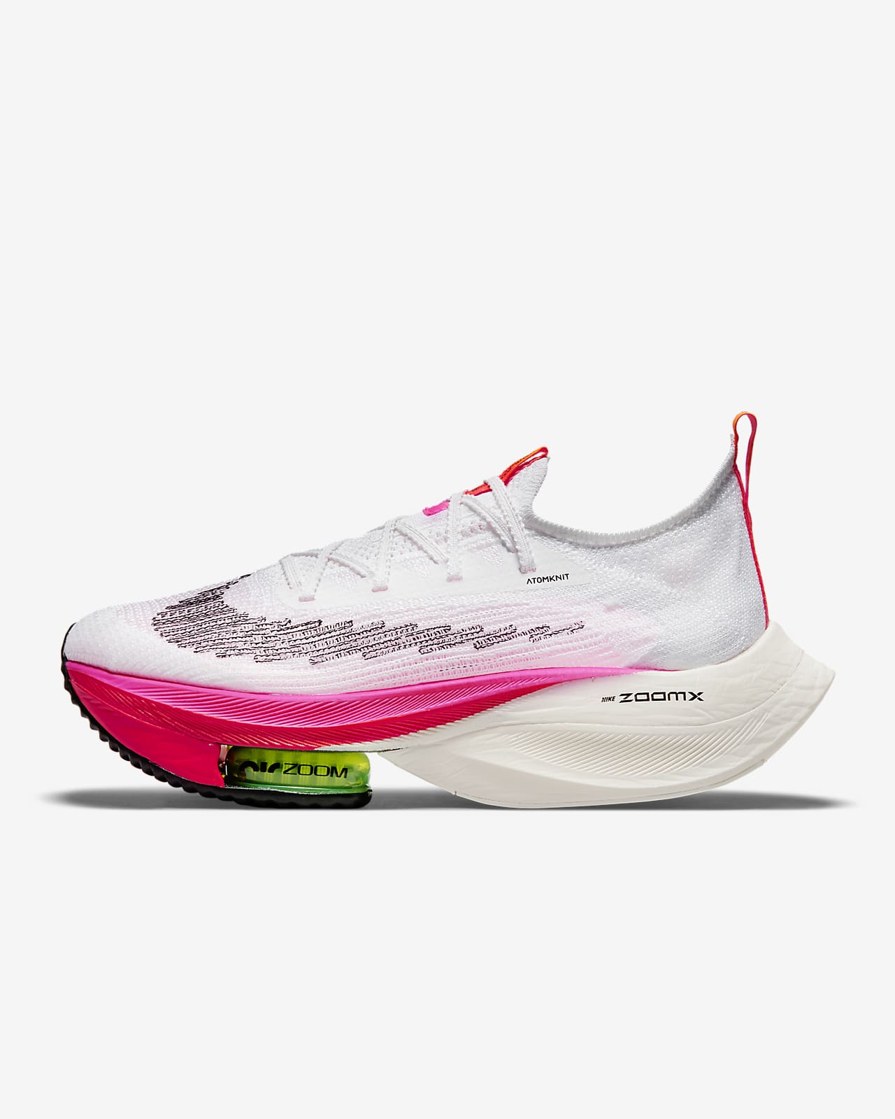 شباك طولي Nike Air Zoom Alphafly NEXT% Flyknit Women's Road Racing Shoes شباك طولي