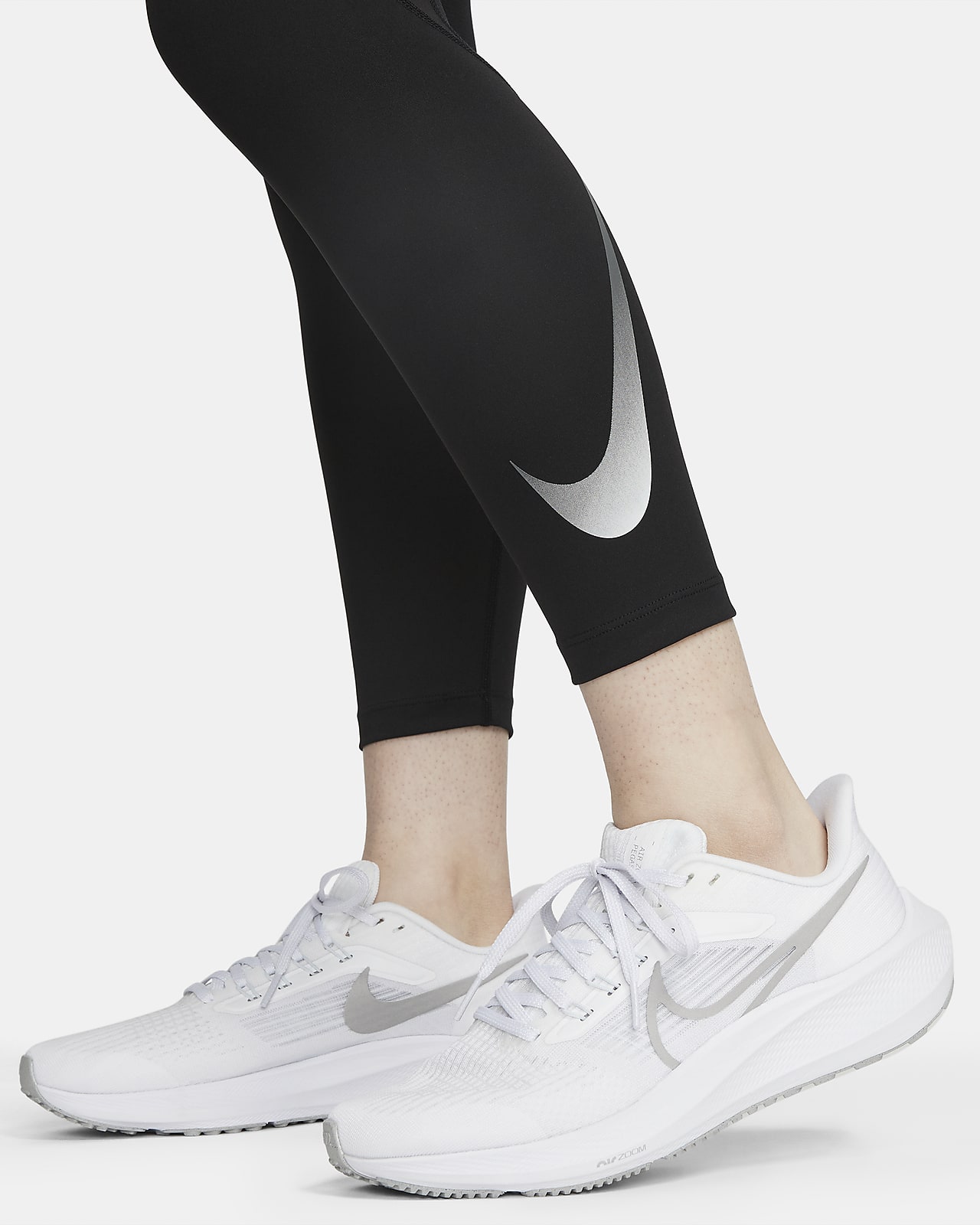 Mid-Rise with ID 7/8 Nike Nike Women\'s Leggings Pockets. Running Fast