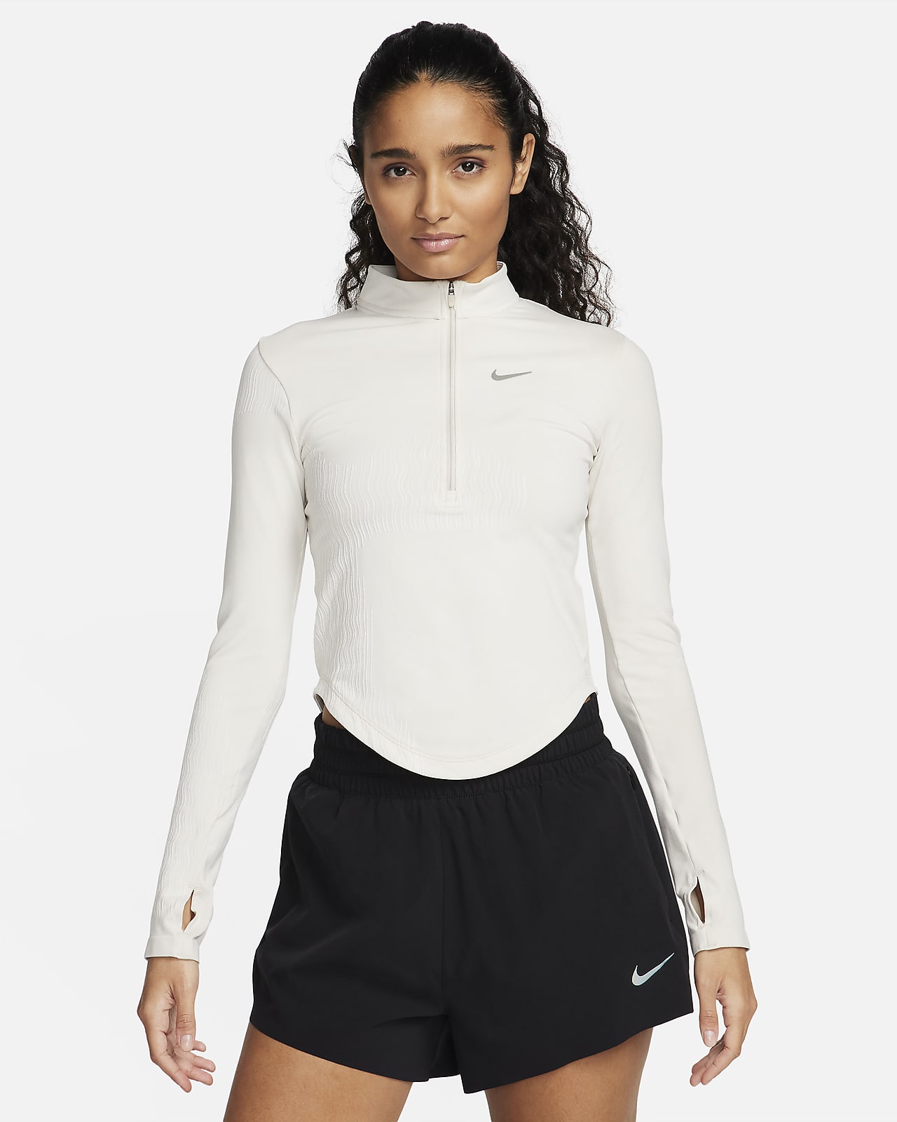 Γυναικεία ενδιάμεση μπλούζα Dri-FIT ADV με φερμουάρ στο 1/2 του μήκους Nike Running Division