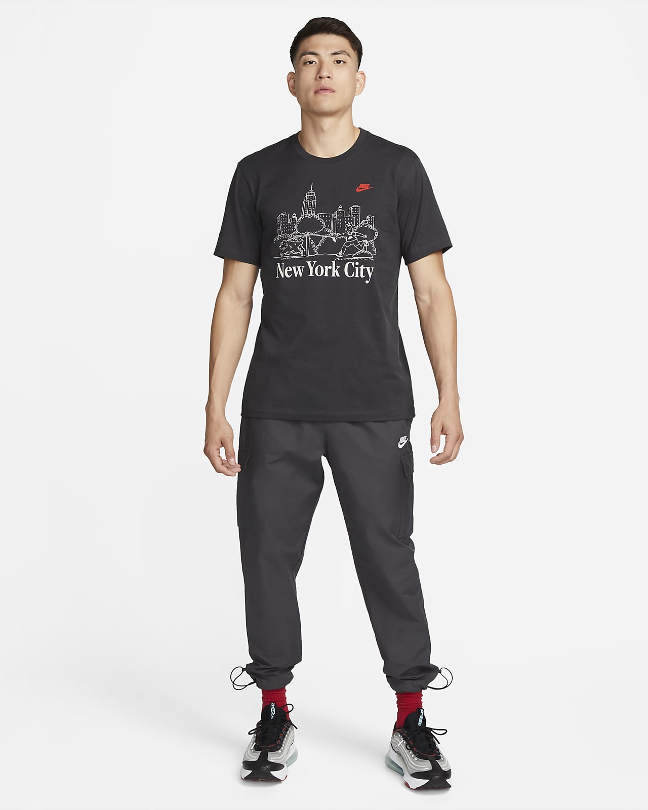Nike NYC City t-shirt in black