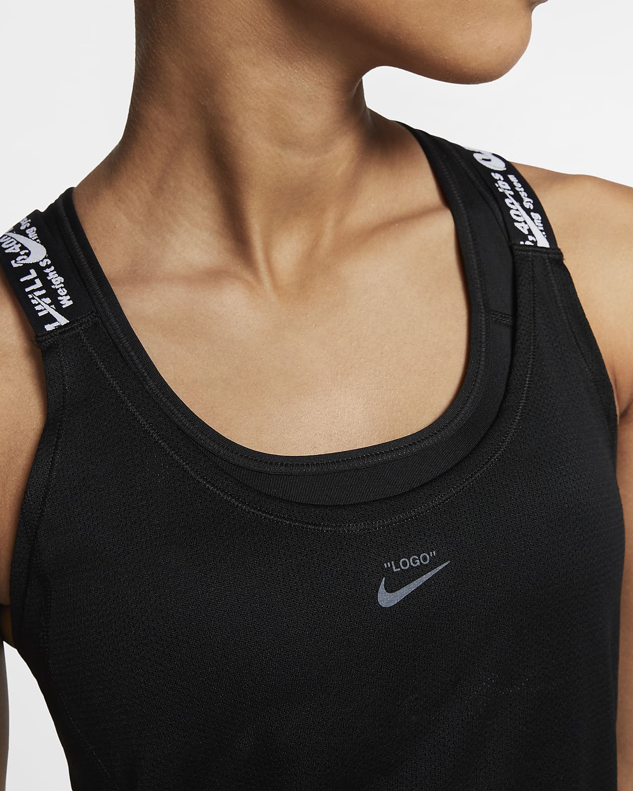 nike running tank with built in bra
