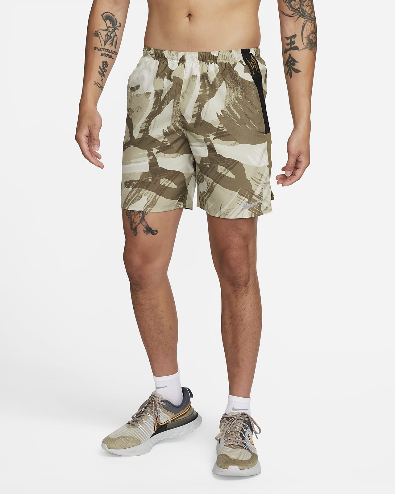 Nike Challenger Men's 18cm (approx.) Brief-Lined Camo Running Shorts