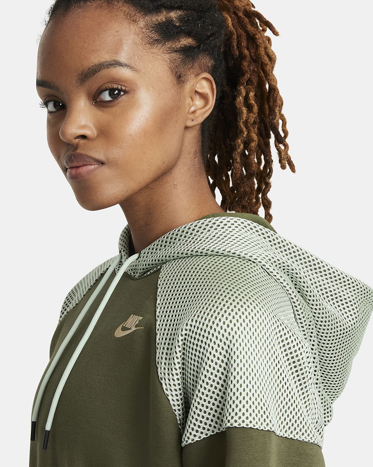 Serena Williams Design Crew Women's Fleece Tennis Hoodie. Nike SA