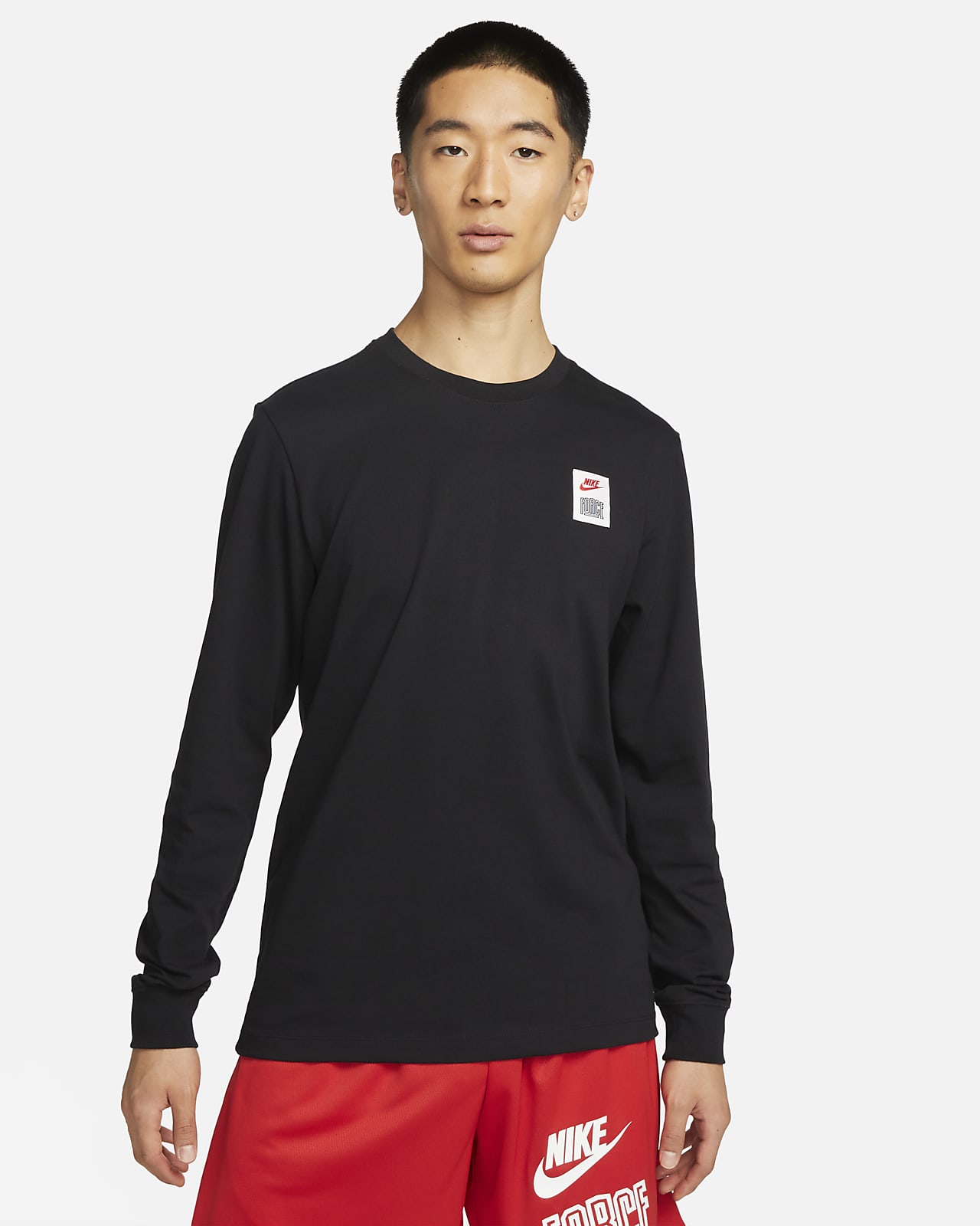 Nike Men's Long-Sleeve Basketball T-Shirt. Nike JP