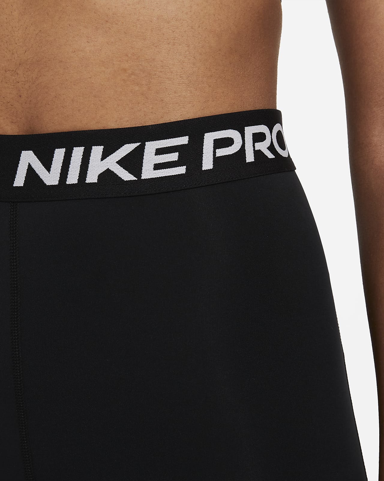 Nike Pro 365 Women's XL Black White High-Waisted 7/8 Mesh Panel Leggings  DA0483 for sale online