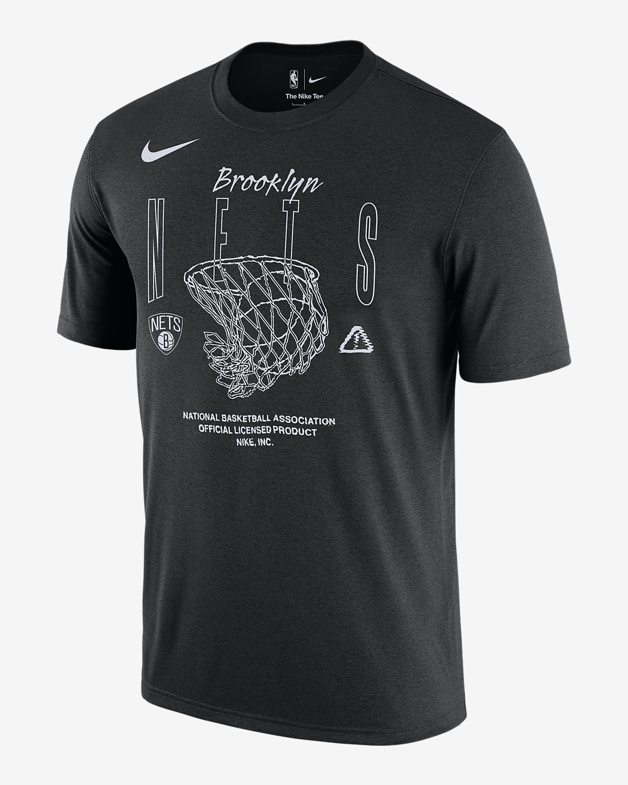 T-shirt NBA Nike Brooklyn Nets Courtside Max90 para homem. Nike PT