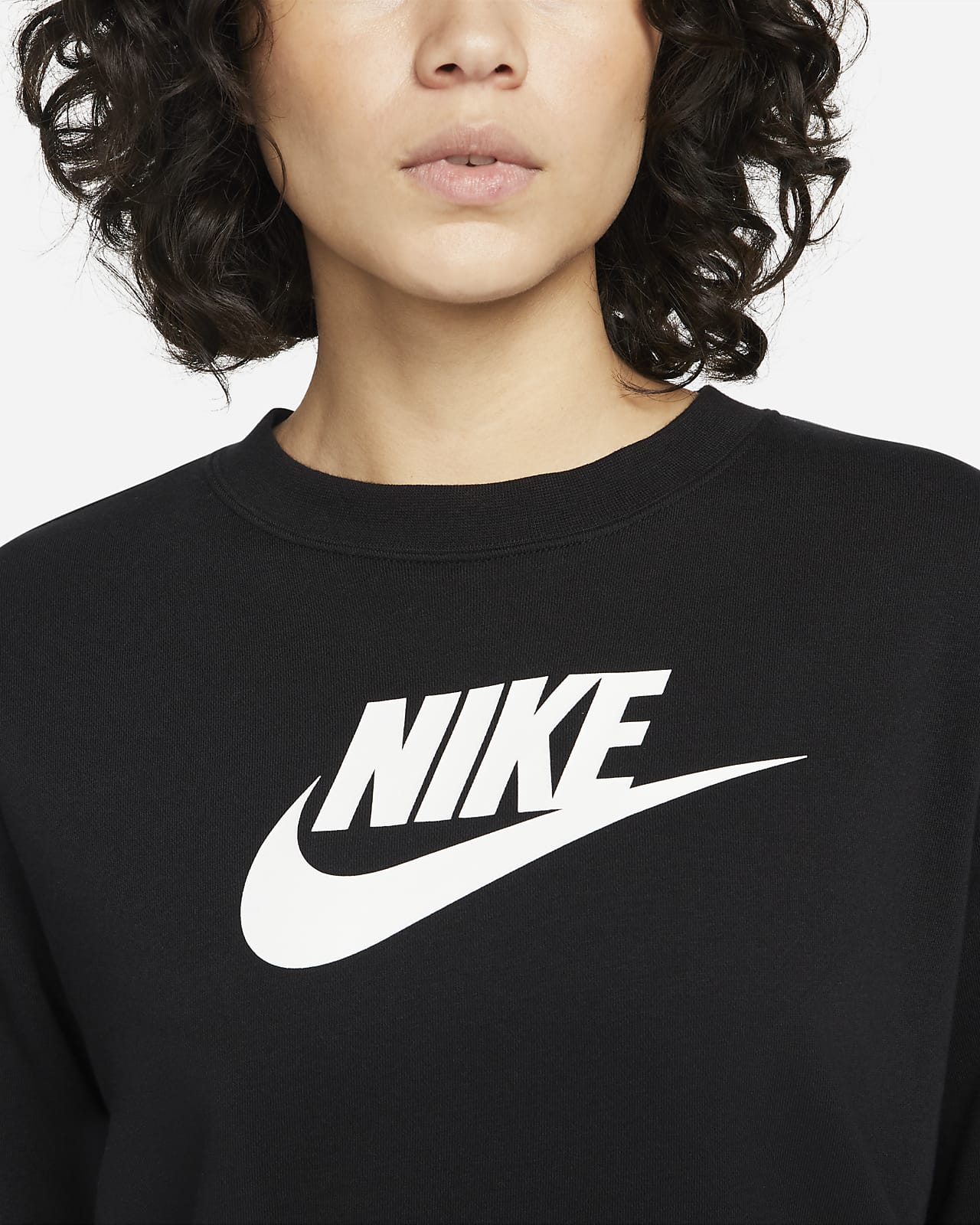 Nike, Tops, Nike Womens Sportswear Rally Crew Neck Pullover Sweatshirt