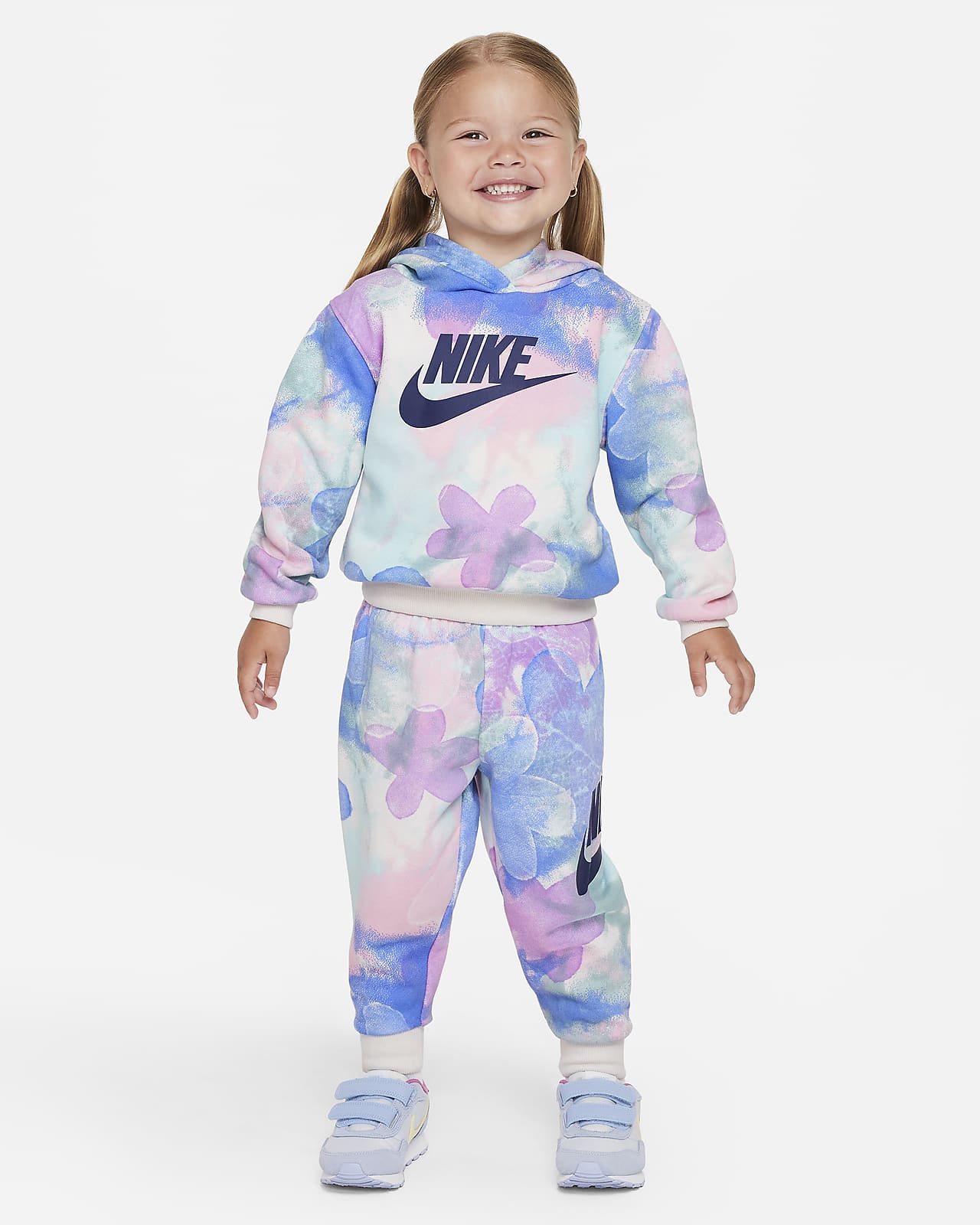 Nike Sci-Dye Club Fleece Set Toddler 2-Piece Hoodie Set. Nike LU