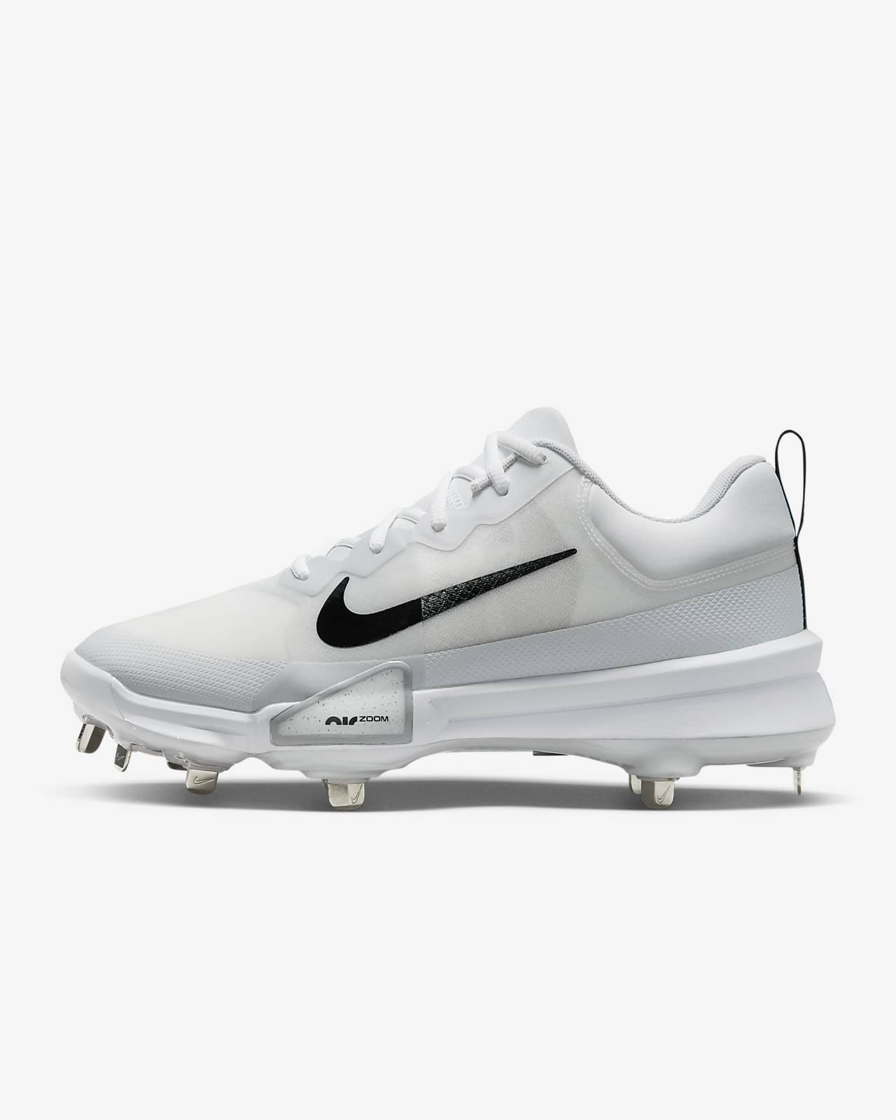 Nike Men's Force Zoom Trout 9 Pro Baseball Cleats in White, Size: 9.5 | FB2907-100