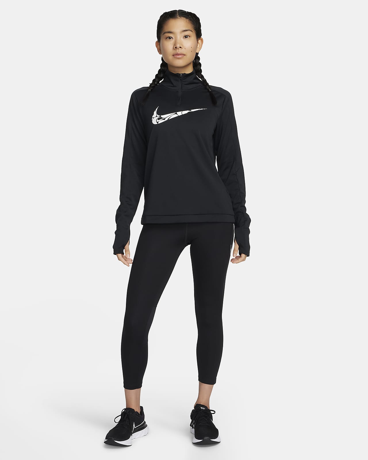 Nike Fast Women's Mid-Rise 7/8 Running Leggings with Pockets. Nike VN