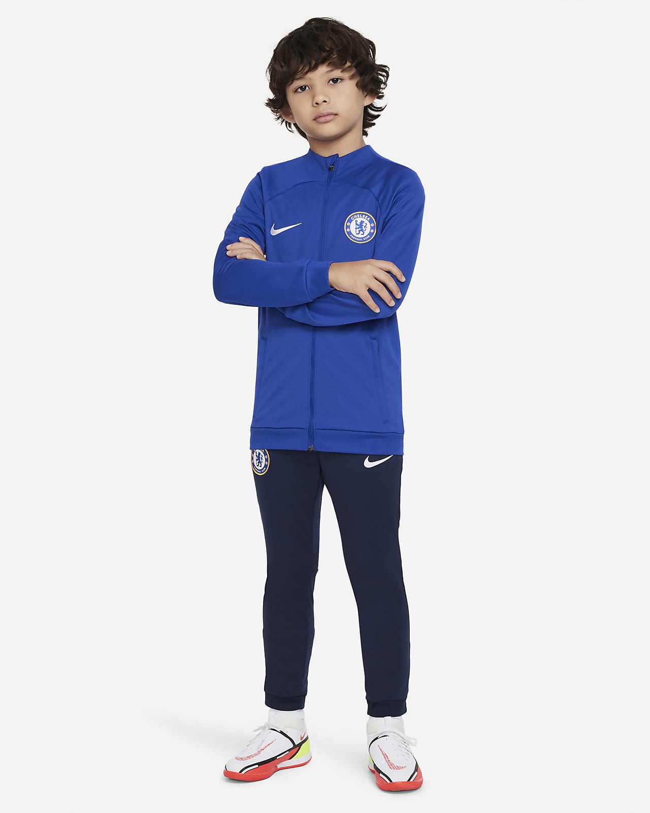 Chelsea FC Academy Pro Nike Dri-FIT Genç Çocuk Futbol Eşofmanı