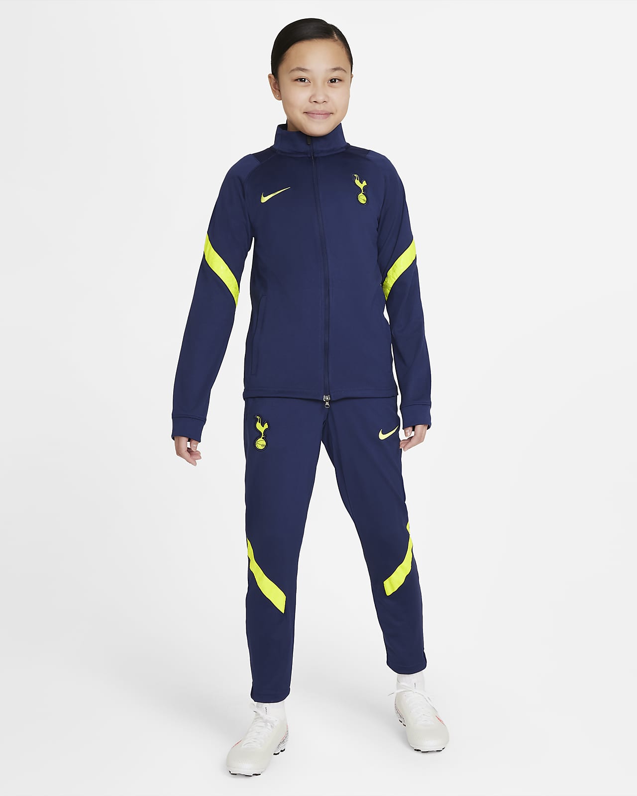 Tottenham Hotspur Strike Nike voetbaltrainingspak met Dri-FIT voor kids