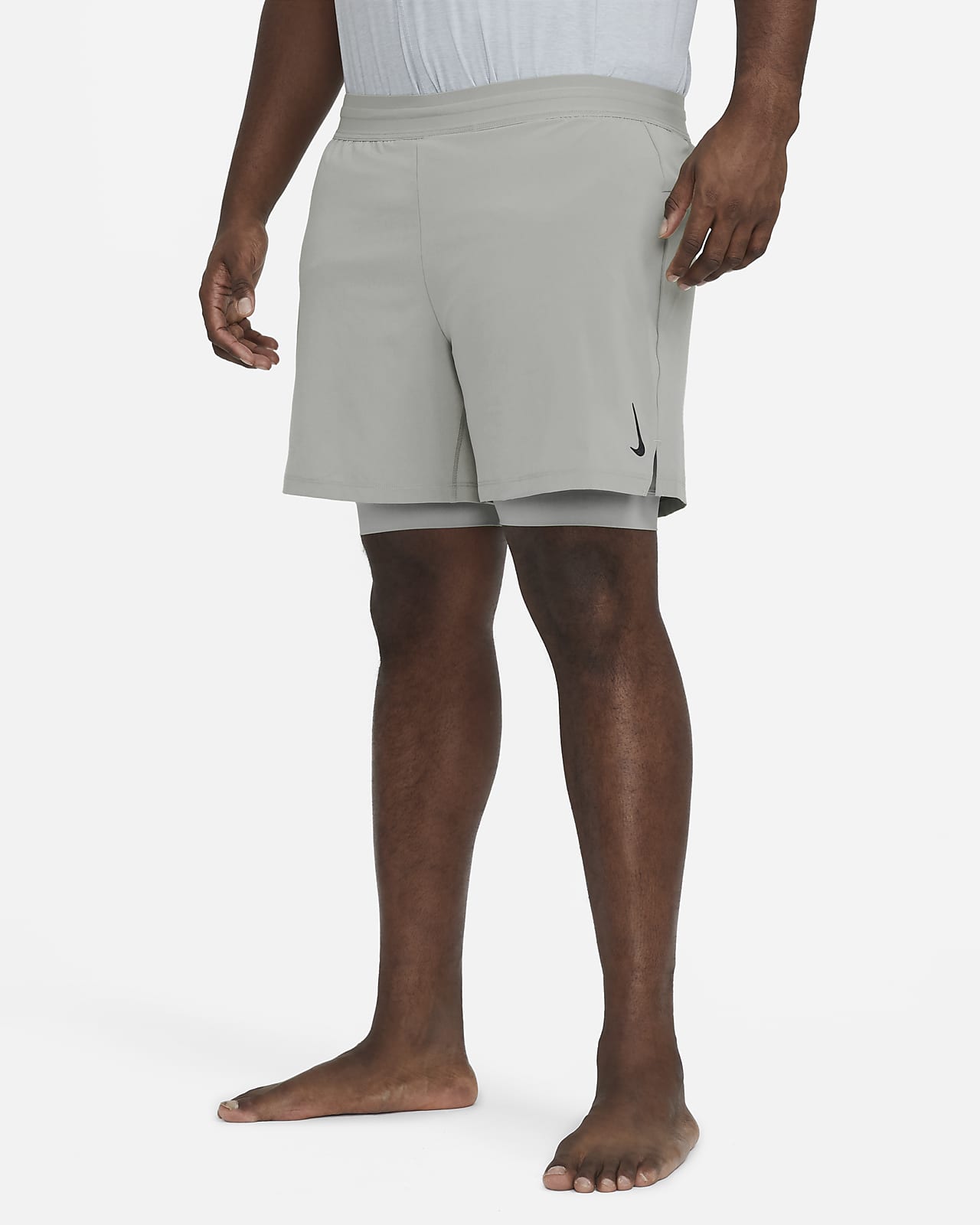 Nike Yoga Men's 2-in-1 Shorts. Nike LU