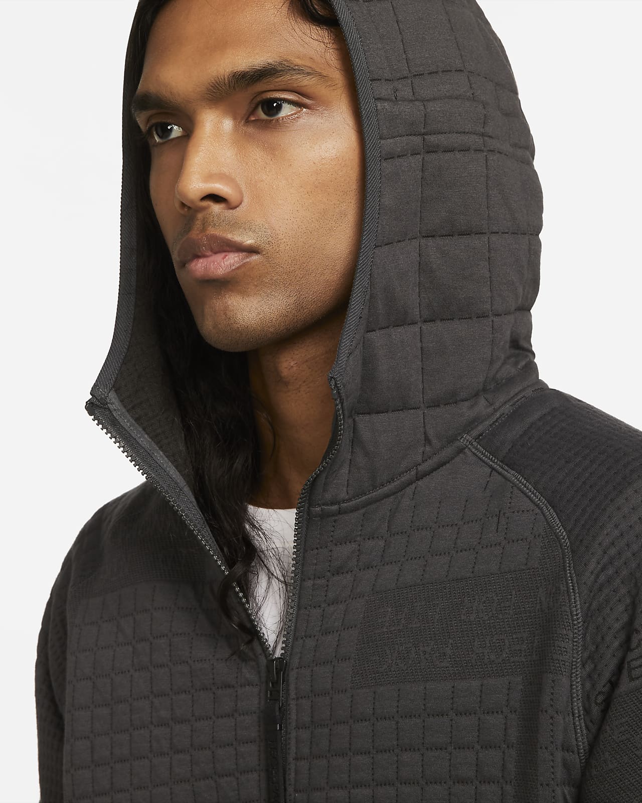 nike tech pack quilted zip jacket