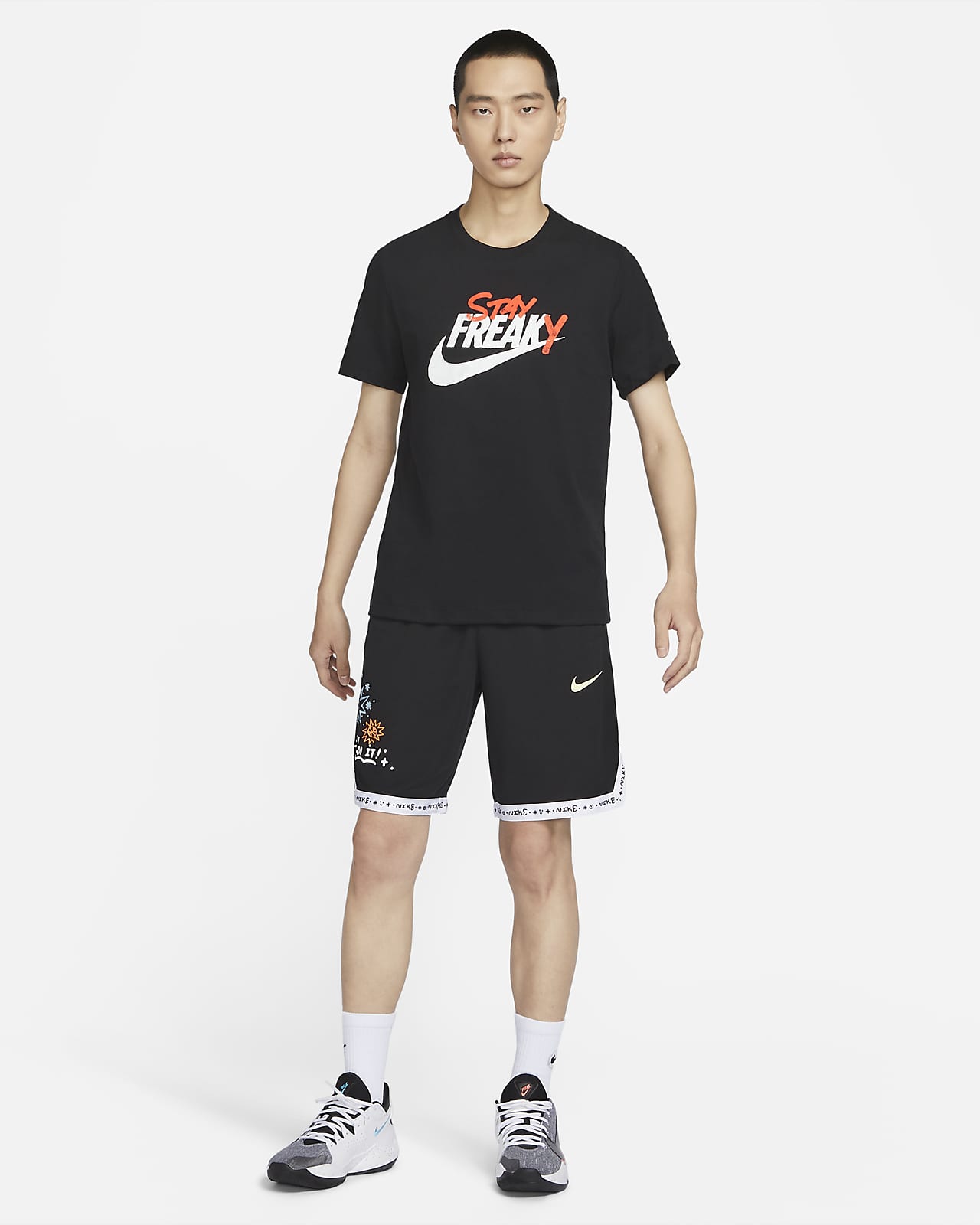 Nike Dri-Fit Giannis Freak Men's Printed Basketball T-Shirt