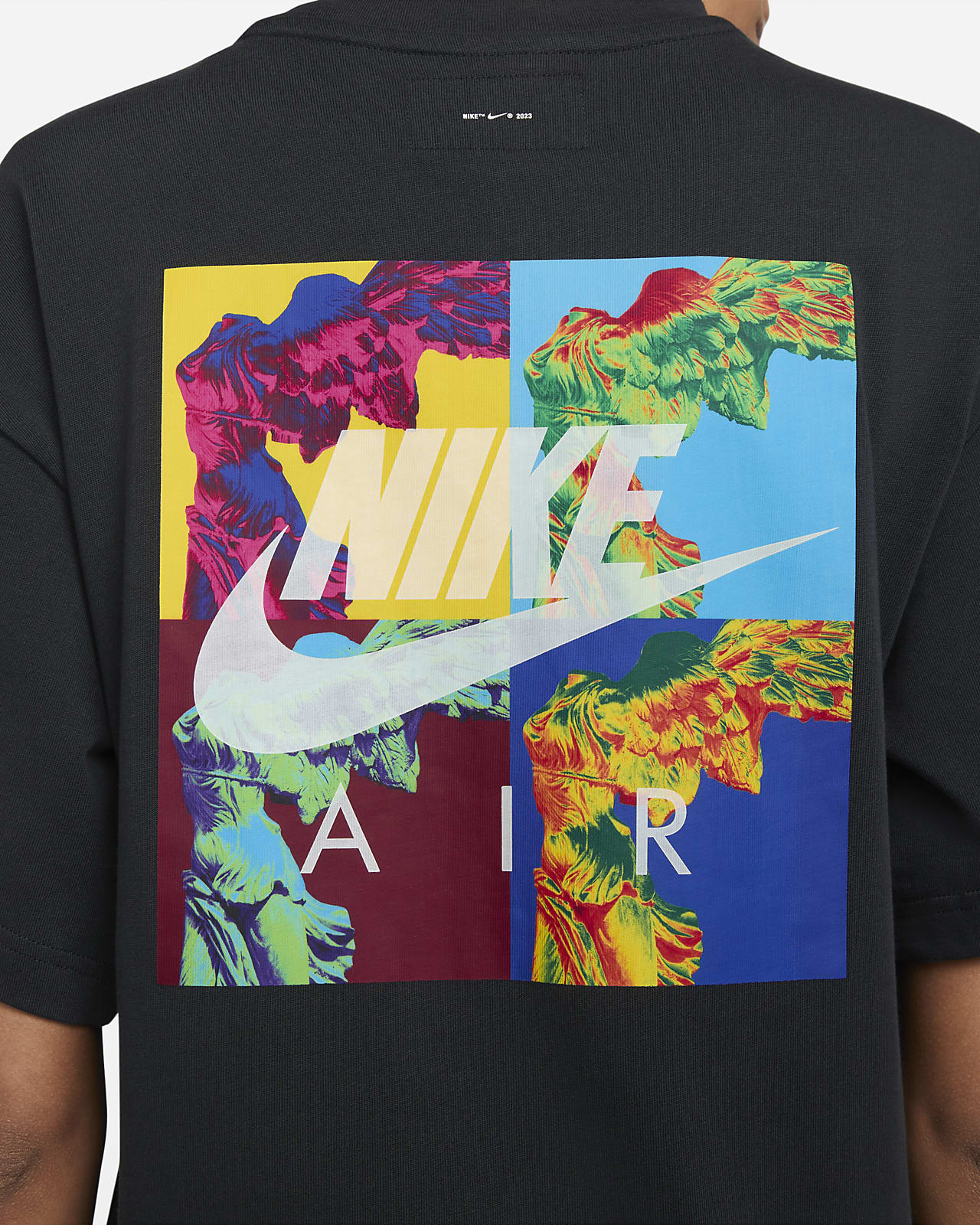 Aubergine Trots peper Nike Air 'Goddess' T-Shirt. Nike LU