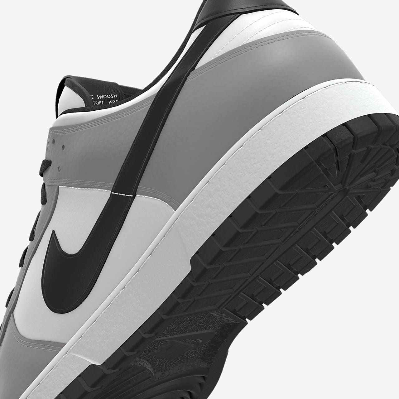 低価最安値Nike by you grey nike dunk low 23，5cm 靴