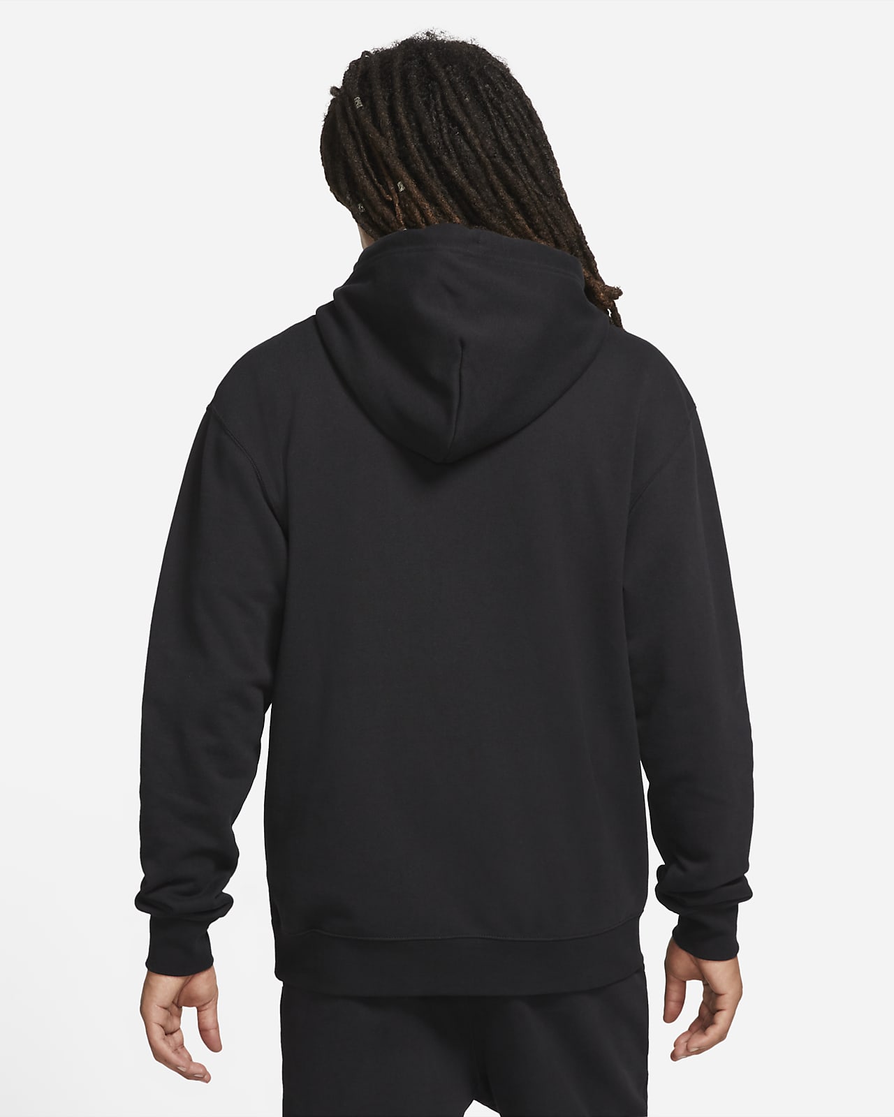 nike jordan statement essentials hoodie in black