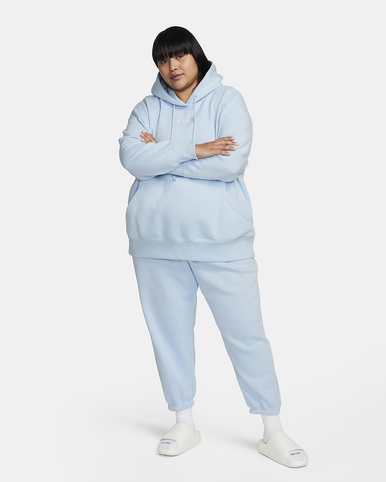 Nike Sportswear Phoenix Fleece Oversized Pullover Hoodie 'Amber Brown/Sail'  - DQ5860-225