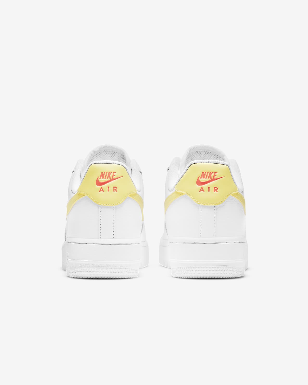 white & yellow air force 1 07 se trainers