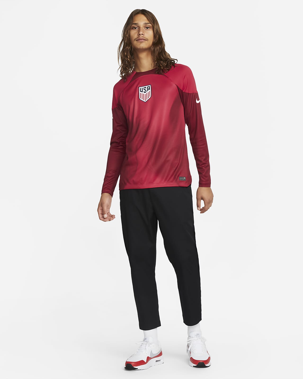 Nike, Tops, Chicago Red Stars Nwsl Nike Drifit Soccer Jersey