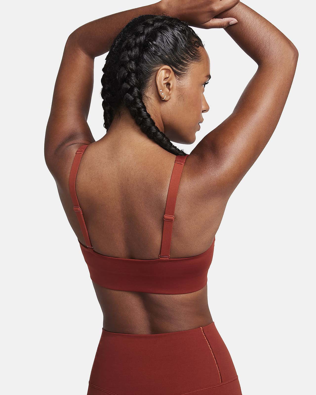 nike sport distort indy plunge bra