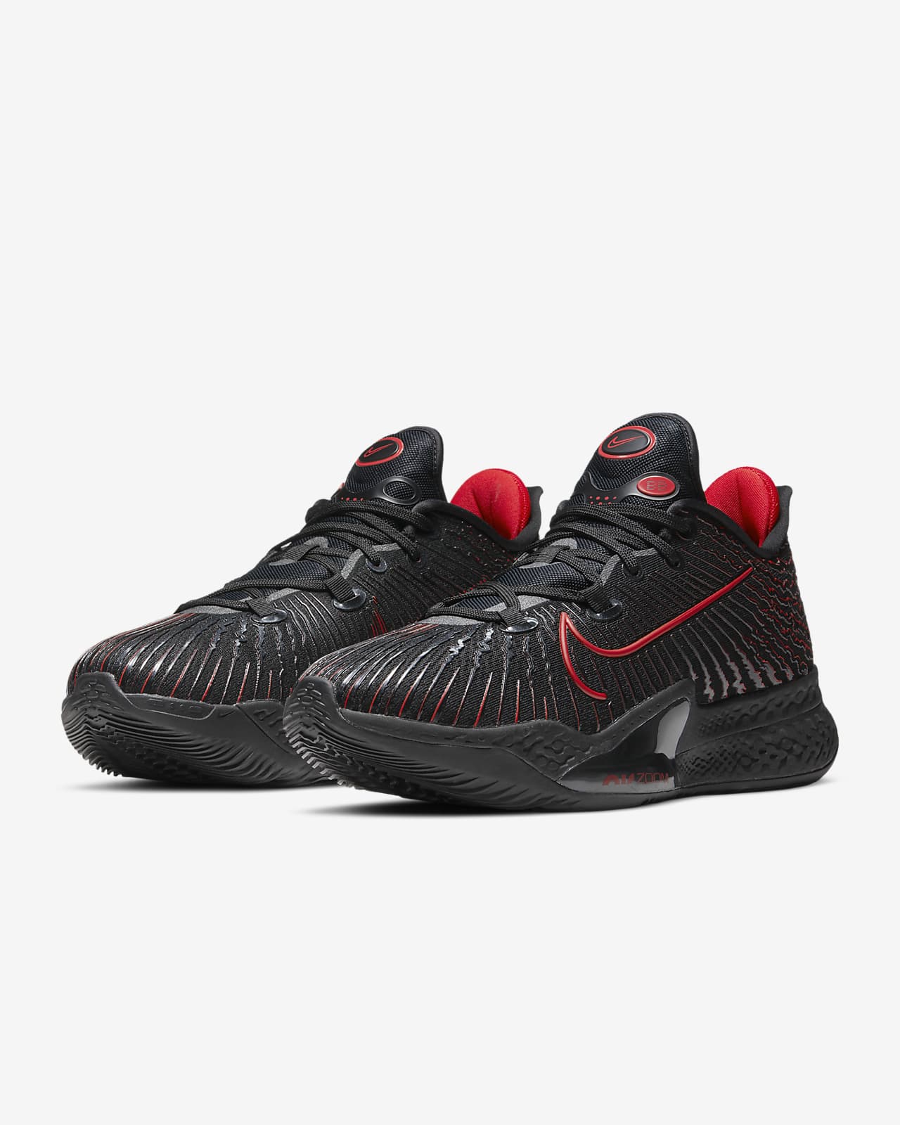 nike air zoom red and black