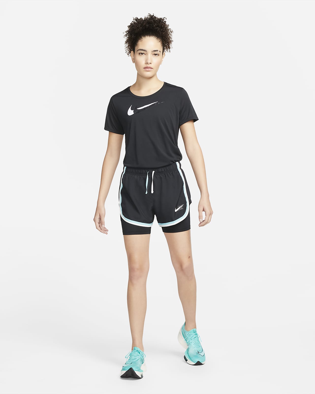 Nike Women`s Icon Clash Tempo Running Shorts
