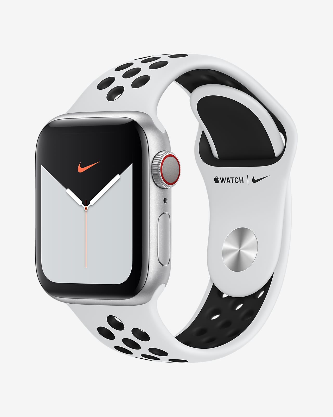 Apple Watch Nike Series 5 (GPS + Cellular) with Nike Sport Band Open Box  40mm Silver Aluminium Case