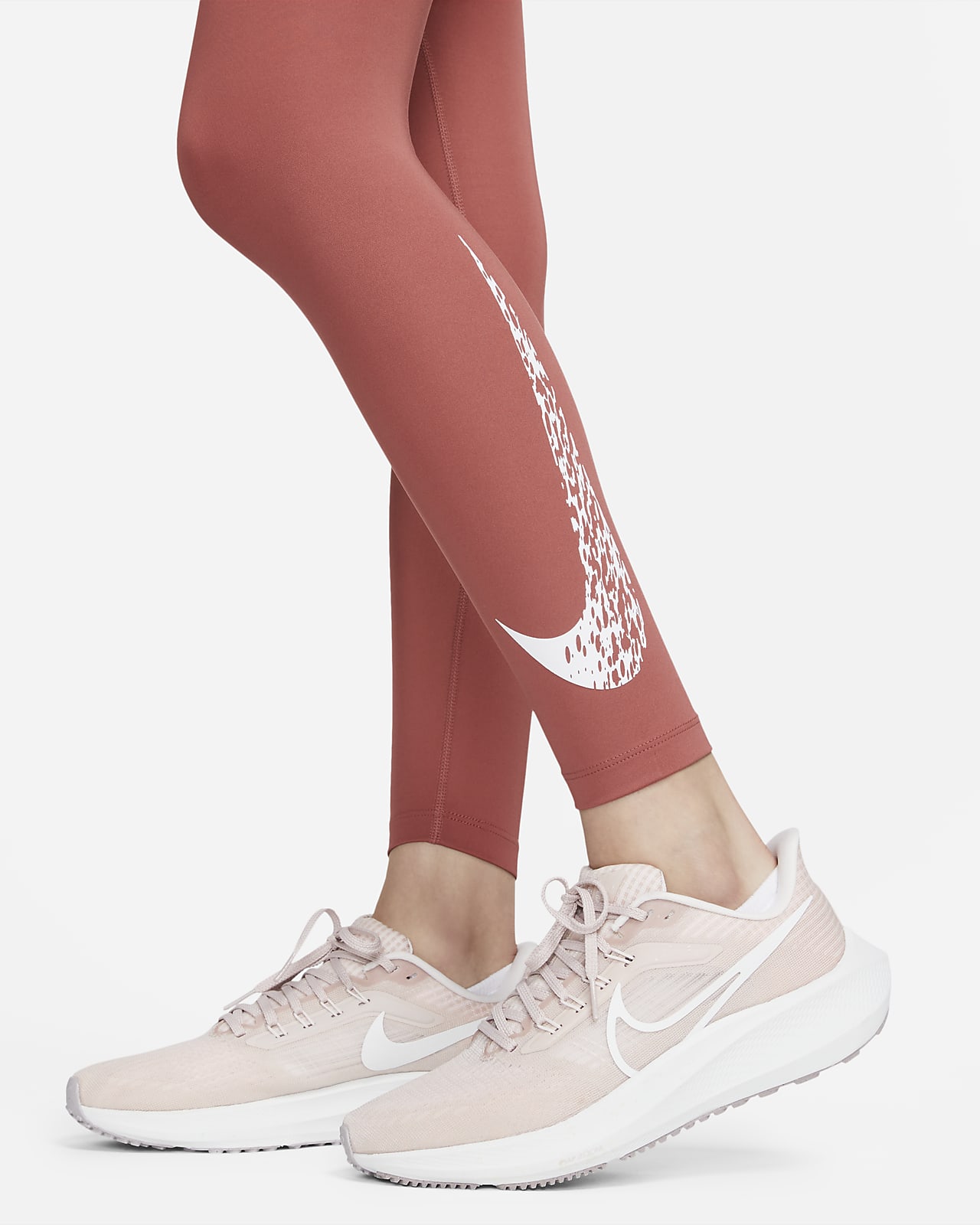 Nike Swoosh Run 7/8 Regular Waist Graphic Women's Running Tights
