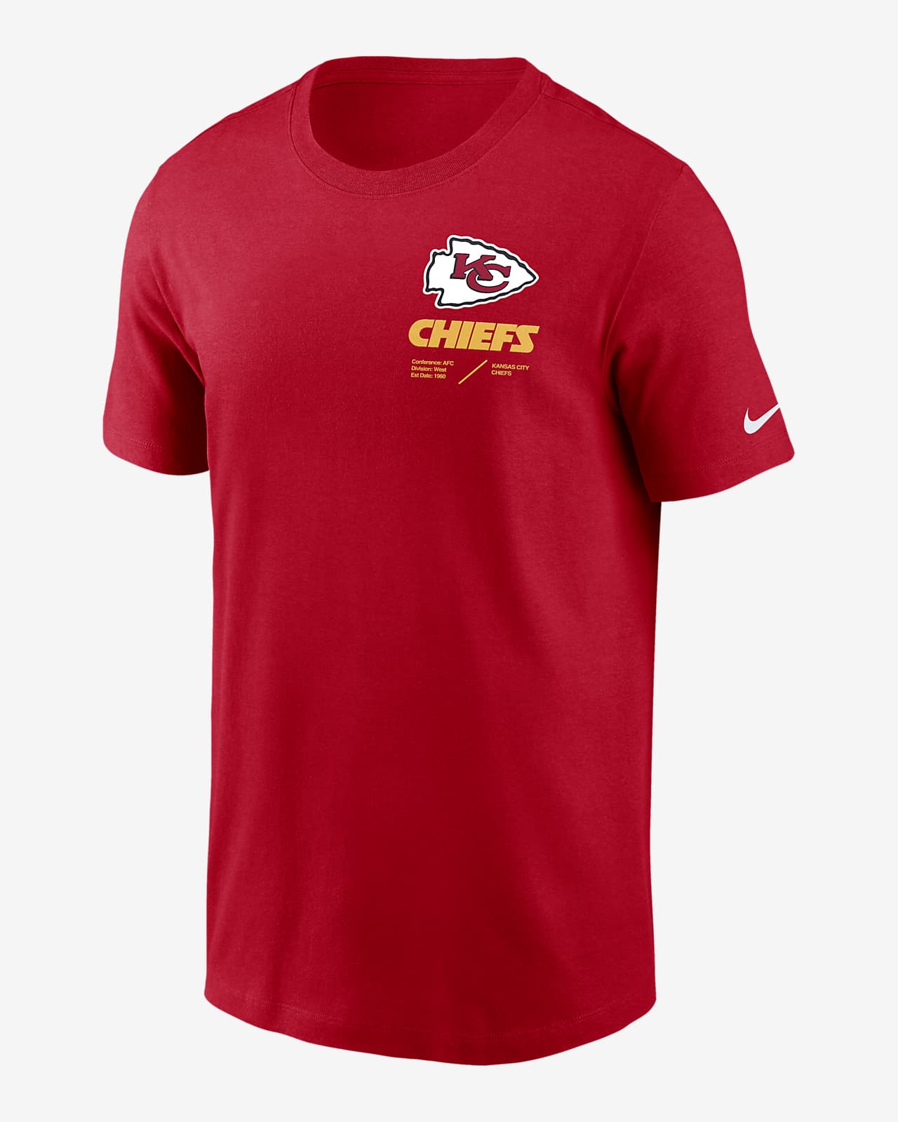 Nike Dri-FIT Lockup Issue (NFL Kansas City Chiefs) Men's T-Shirt. Nike