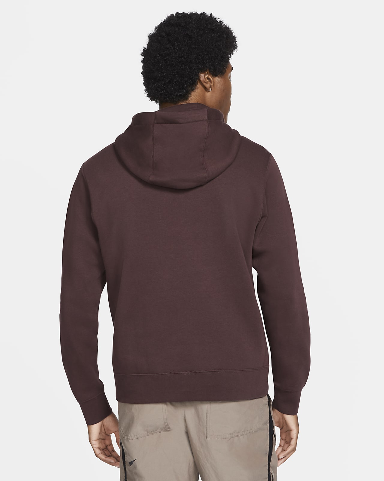 nike sportswear club fleece graphic pullover hoodie