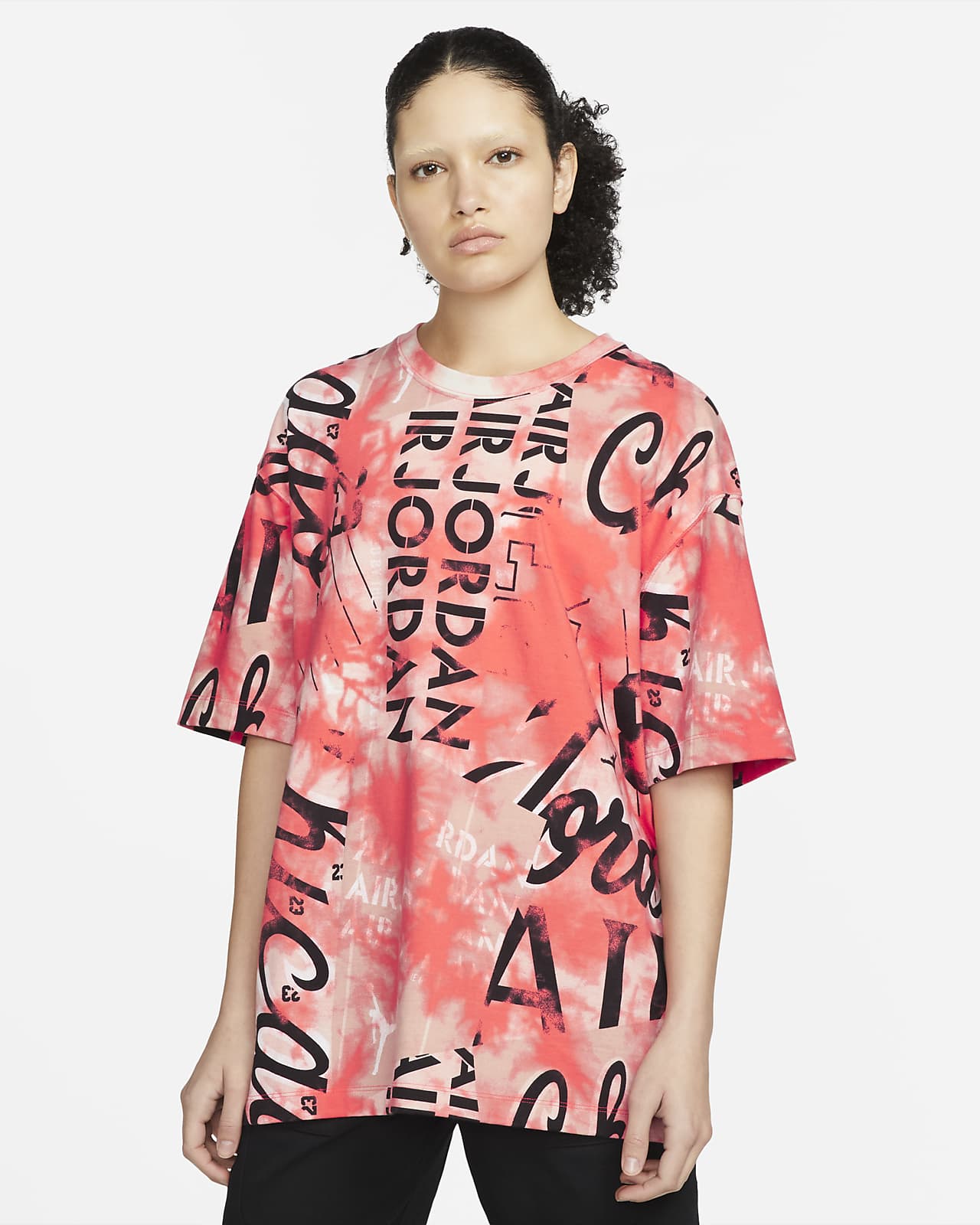 oversized nike t shirt womens