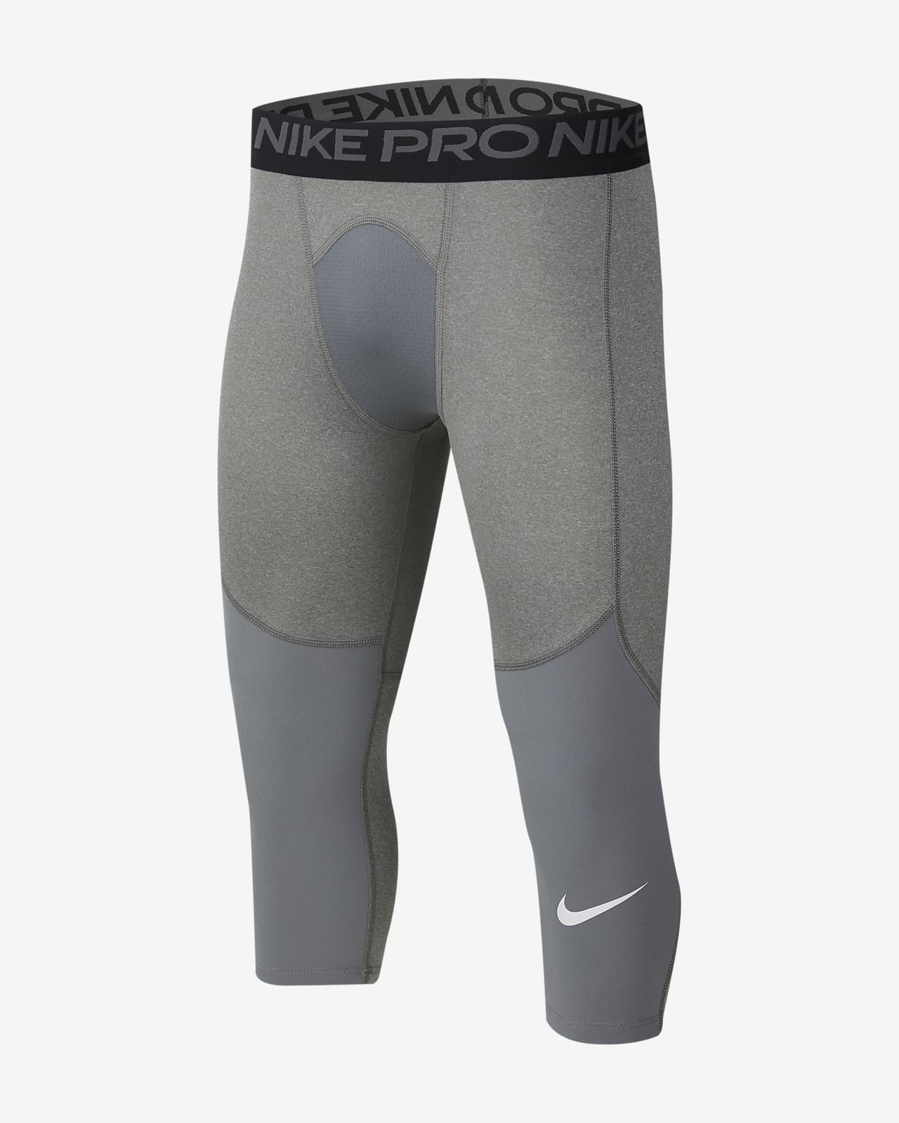 Nike Pro Big Kids’ (Boys’) 3/4-Length Tights