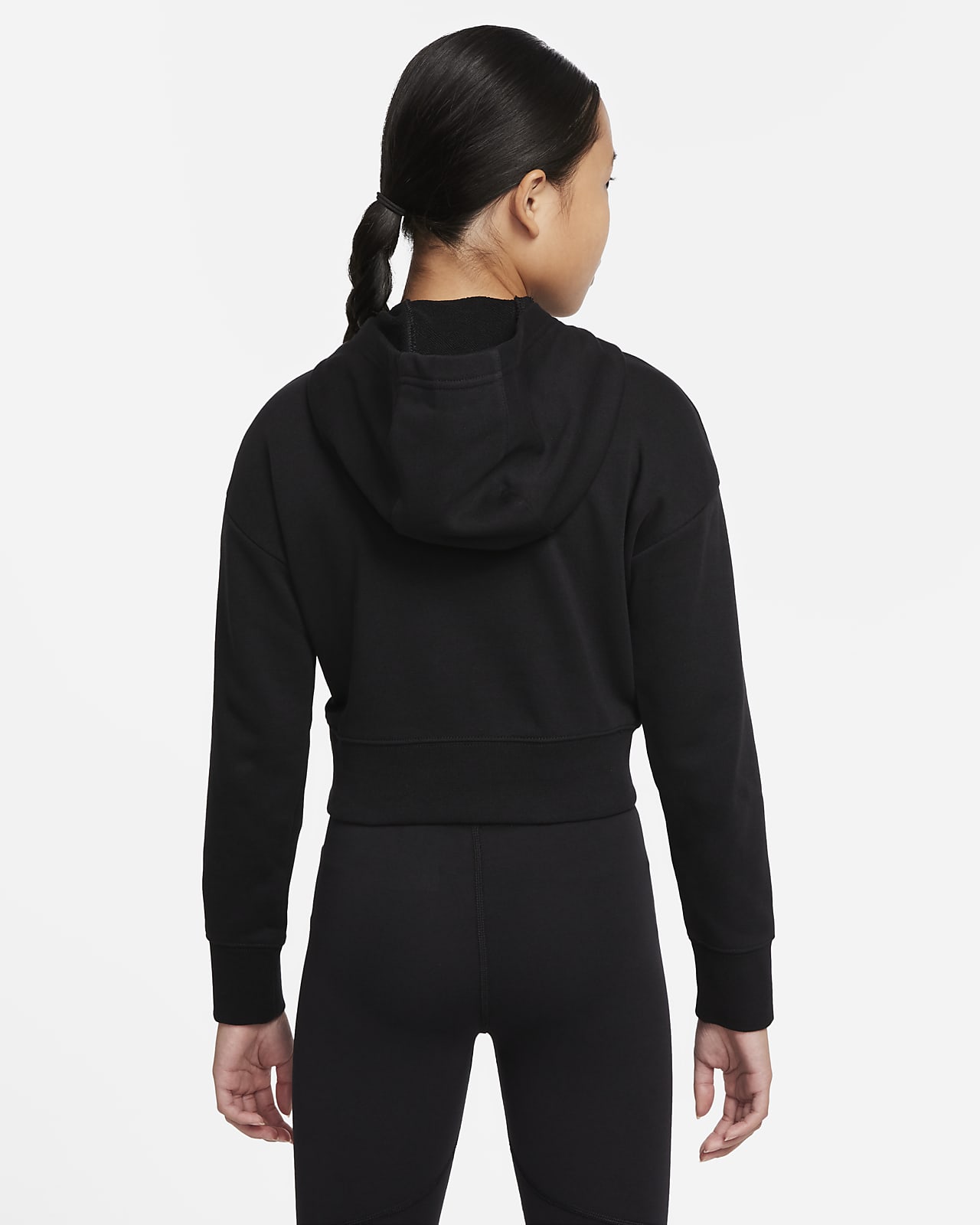 Felpa corta in French Terry con cappuccio Nike Air - Ragazza. Nike IT