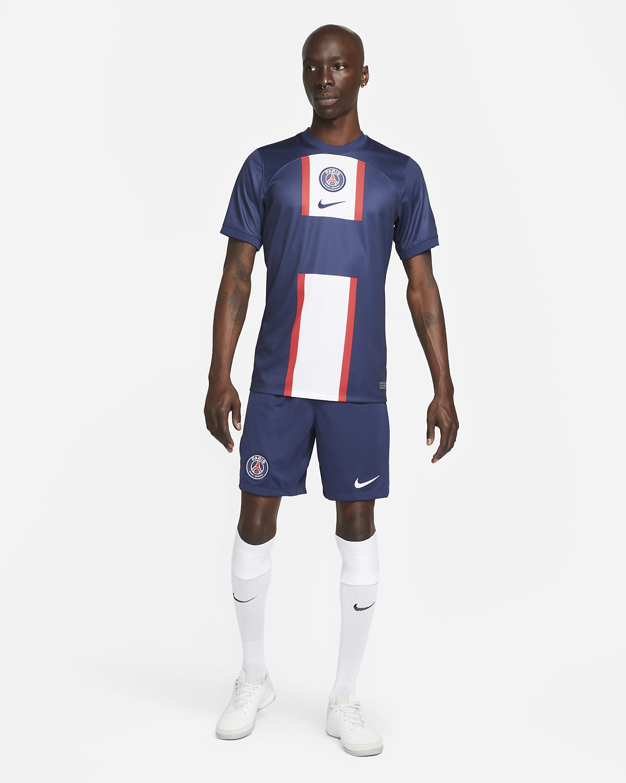 Nike公式 パリ サンジェルマン 22 23 スタジアム ホーム メンズ ナイキ Dri Fit サッカー ユニフォーム オンラインストア 通販サイト