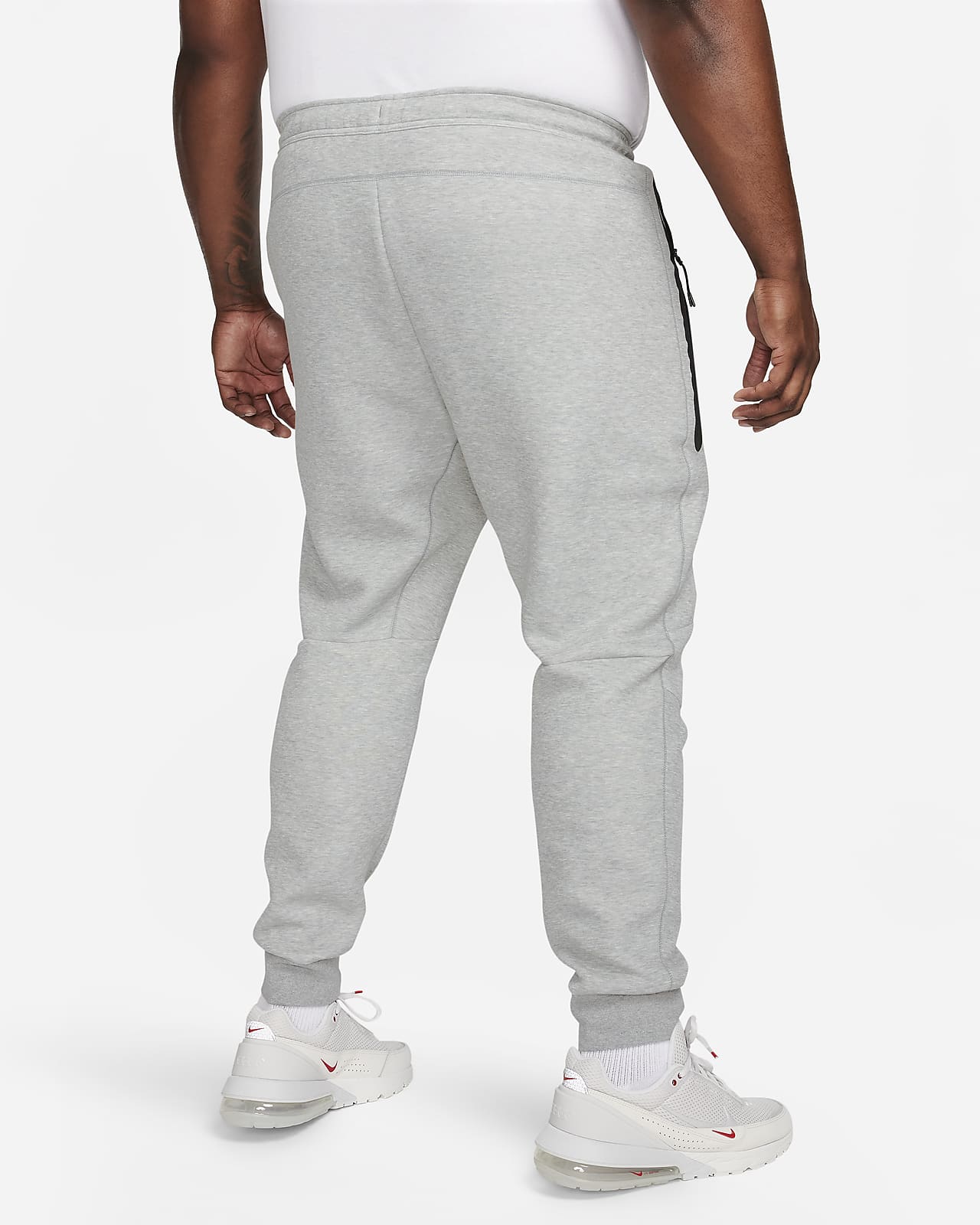 Nike tech fleece cuffed grey tracksuit