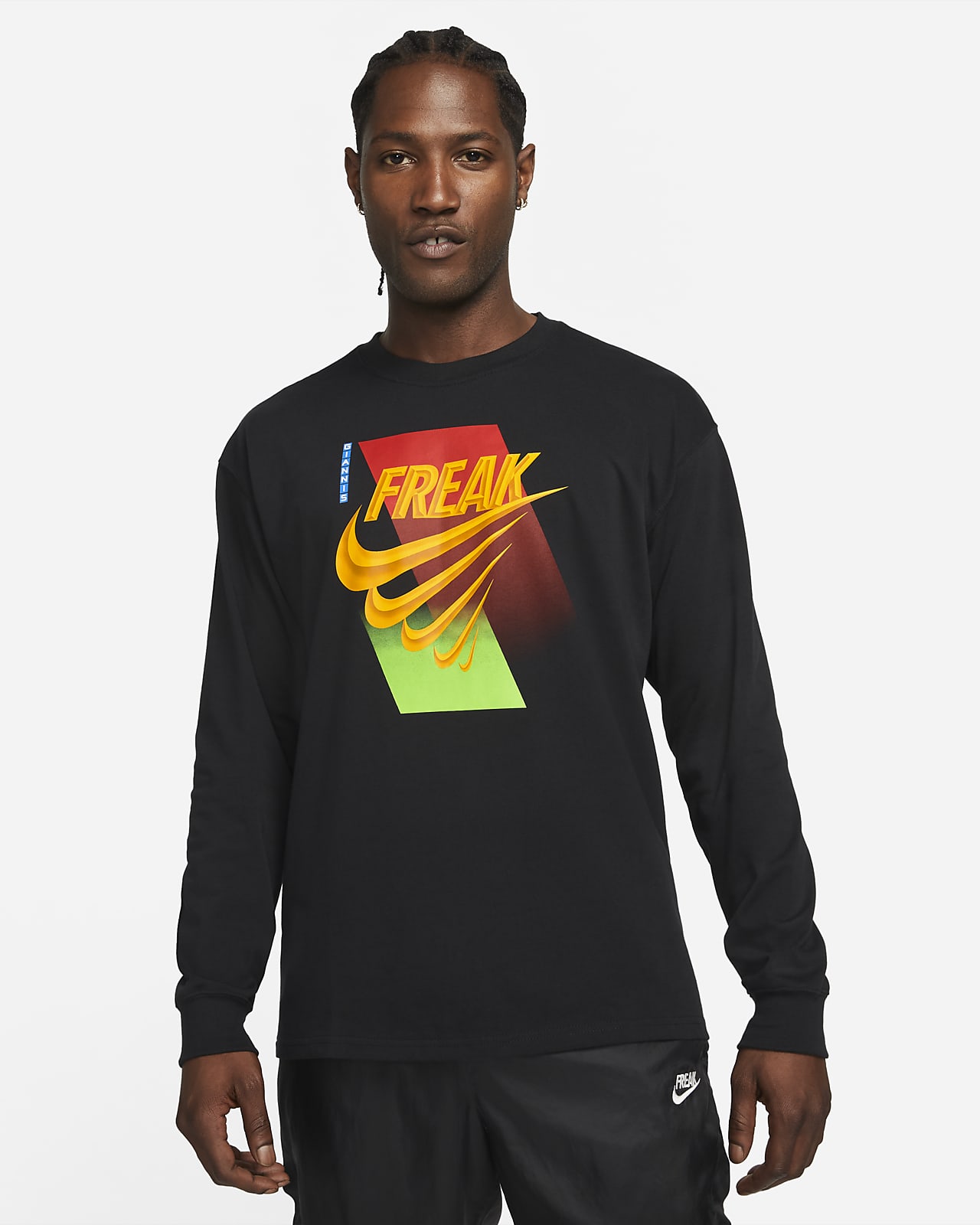 Nike Basketball Freak Long Sleeve T-Shirt in Black