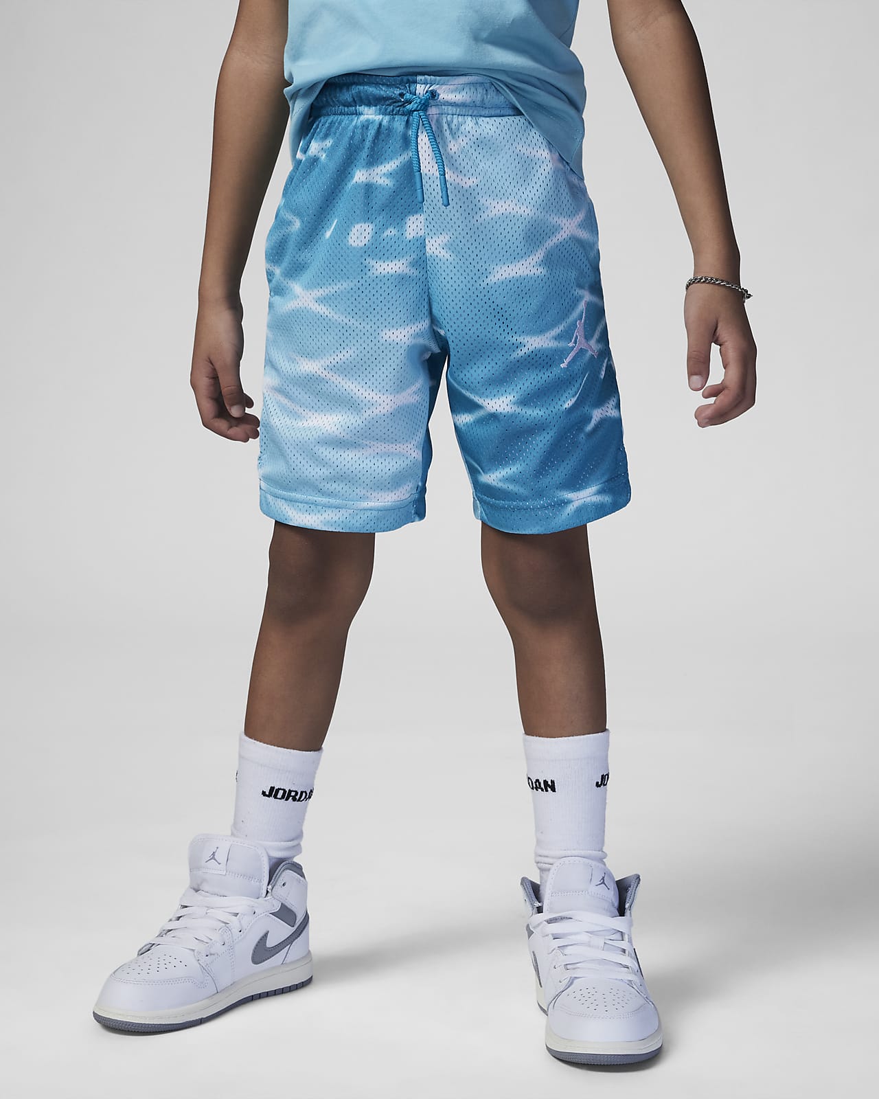 Jordan MJ Essentials Printed Shorts Little Kids' Dri-FIT Mesh Shorts