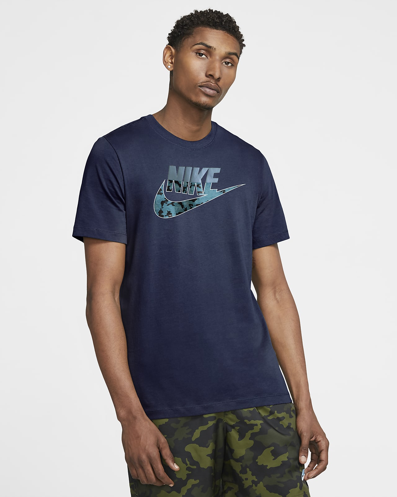 nike nsw camo t shirt