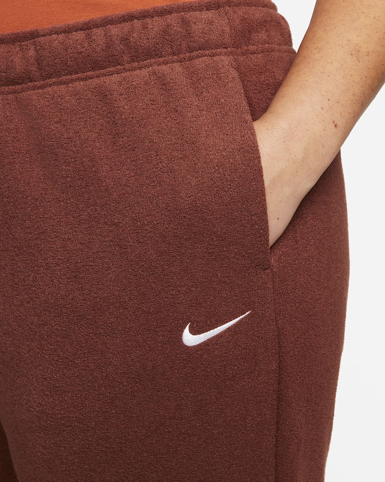 nike women's sportswear heritage plush joggers