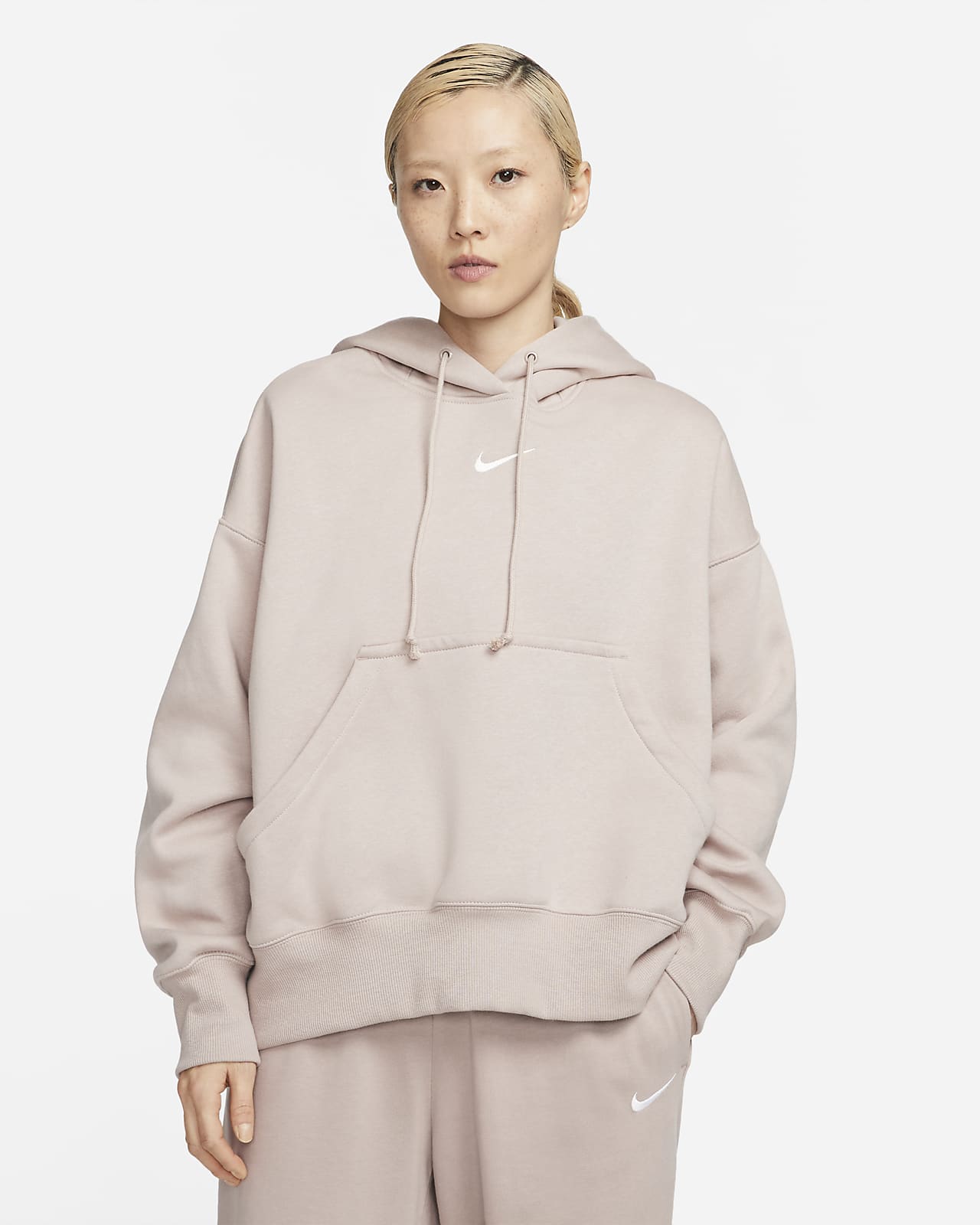 Vakantie beoefenaar Economie Nike Sportswear Phoenix Fleece Extra oversized hoodie voor dames. Nike BE