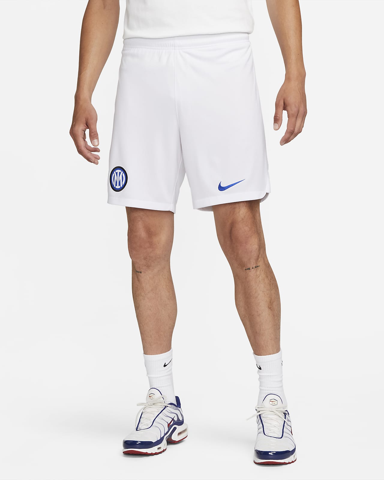 Primera y segunda equipación Stadium Inter de Milán 2023/24 Pantalón corto de fútbol Nike Dri-FIT - Hombre