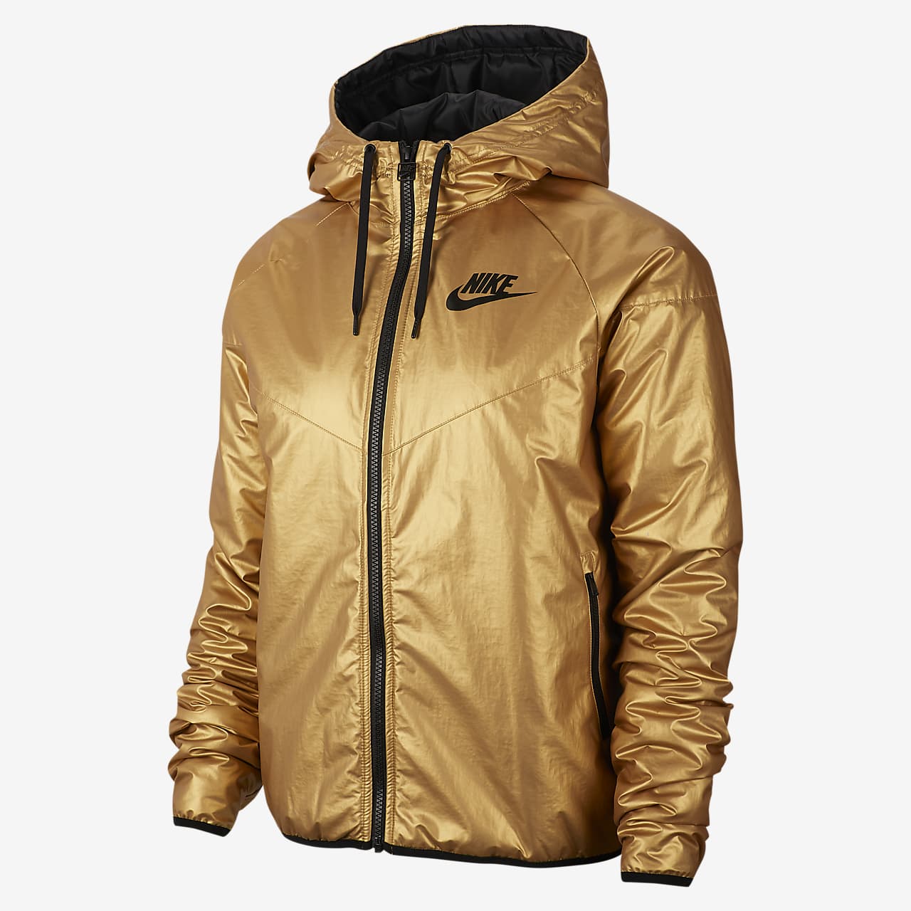 gold nike windrunner