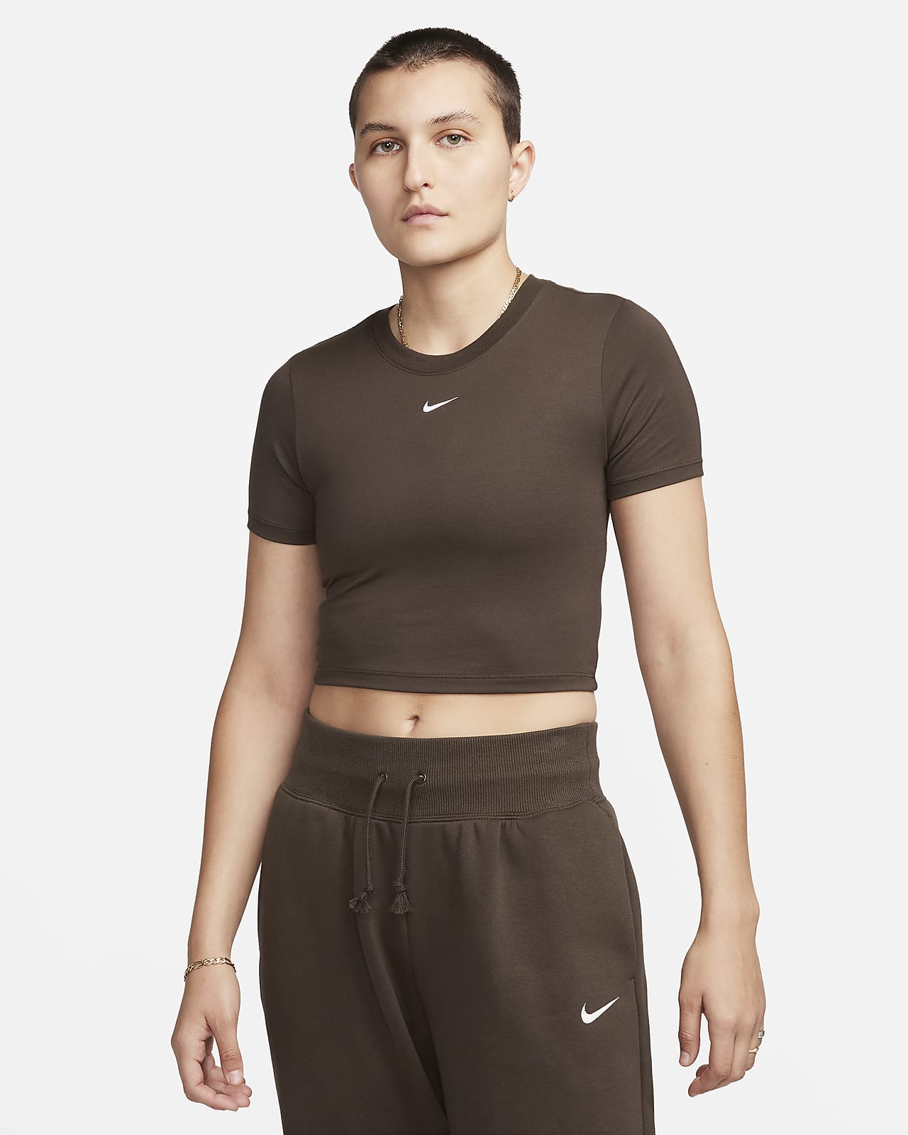 evolución Mono Dinkarville Nike Sportswear Essential Women's Slim-Fit Crop T-Shirt. Nike.com