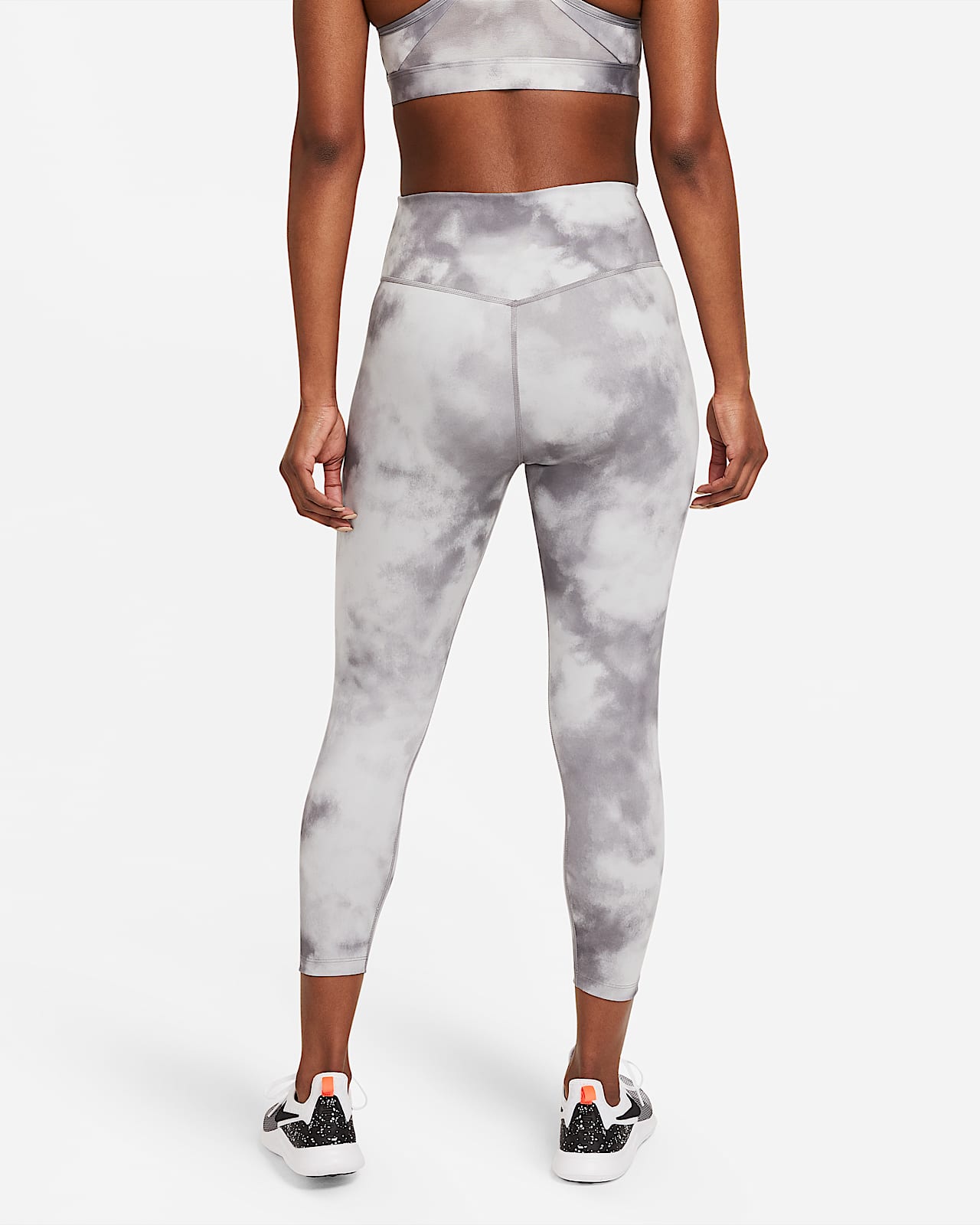 Nike One Icon Clash Women S Mid Rise Crop Leggings Nike Lu