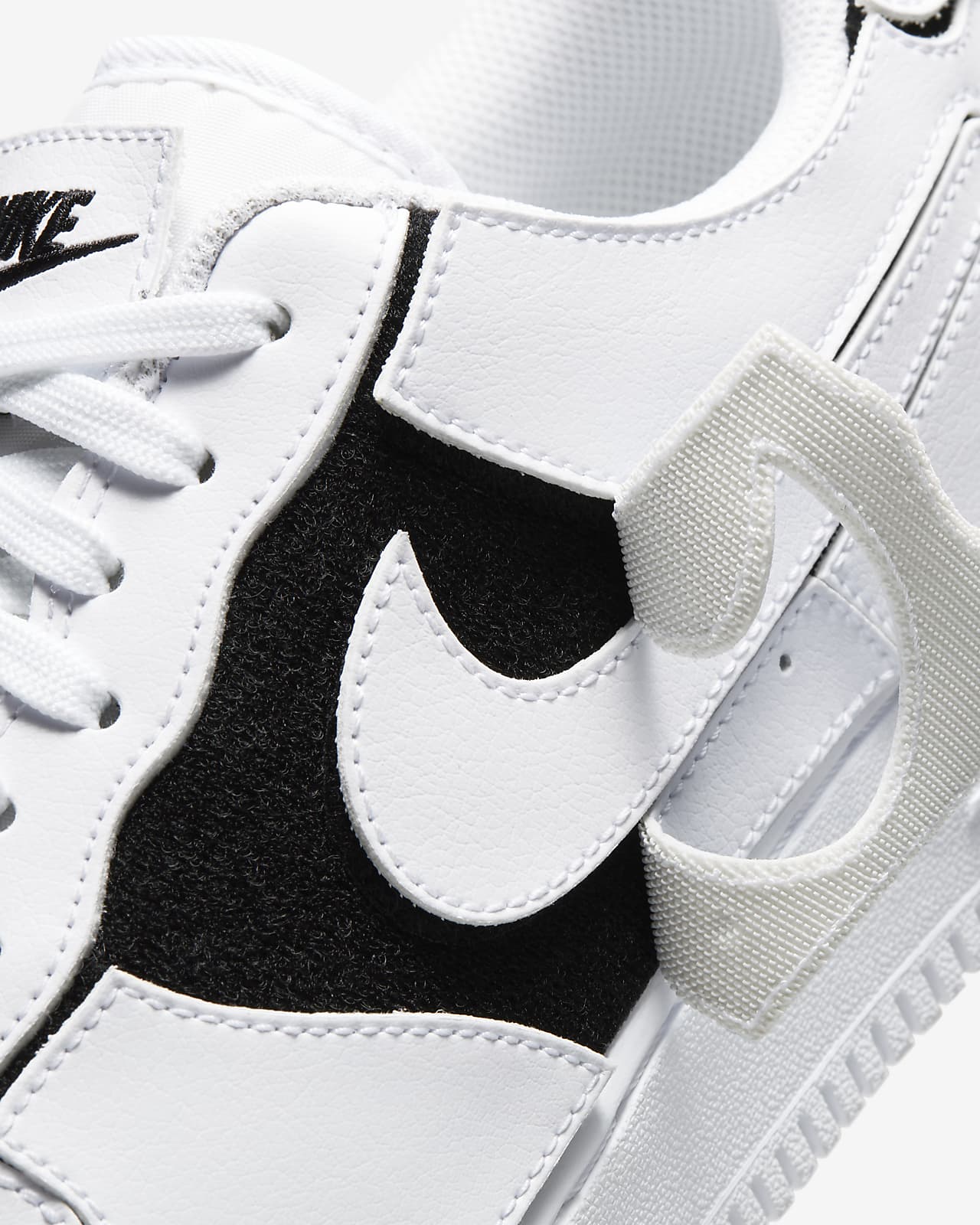 nike af 1 white black